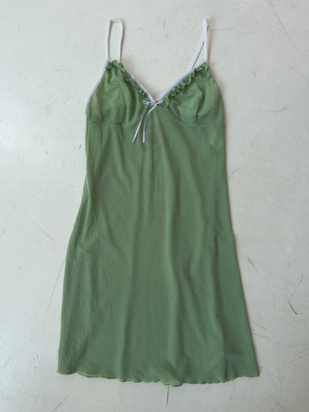 Vintage Green Mesh Top (M)