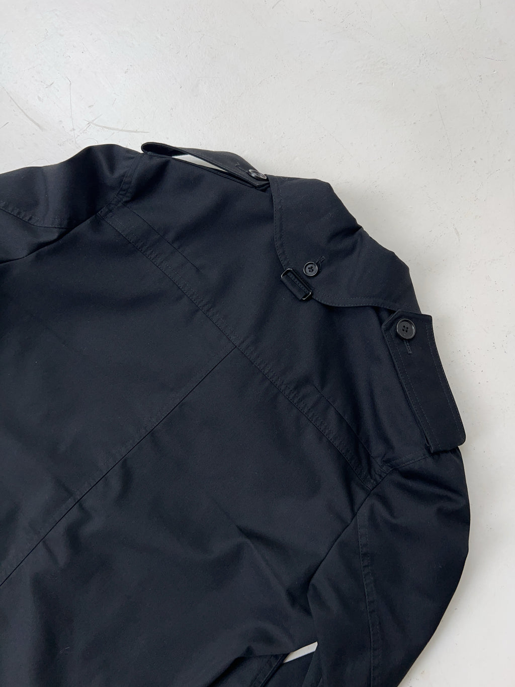 Vintage Christian Dior Black Officer Jacke (M)