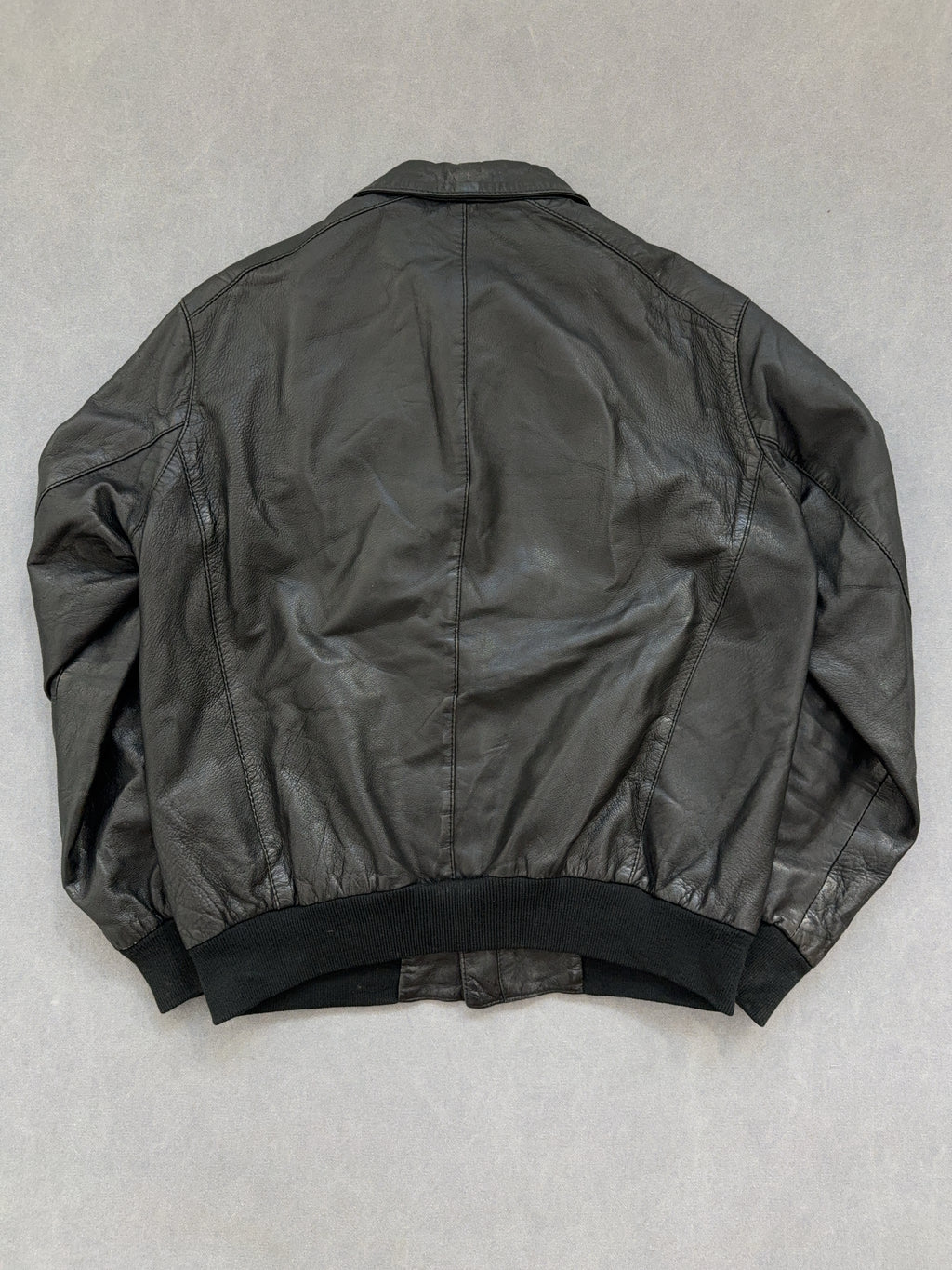 Vintage Nappa Di Montone Leder Jacke (L)