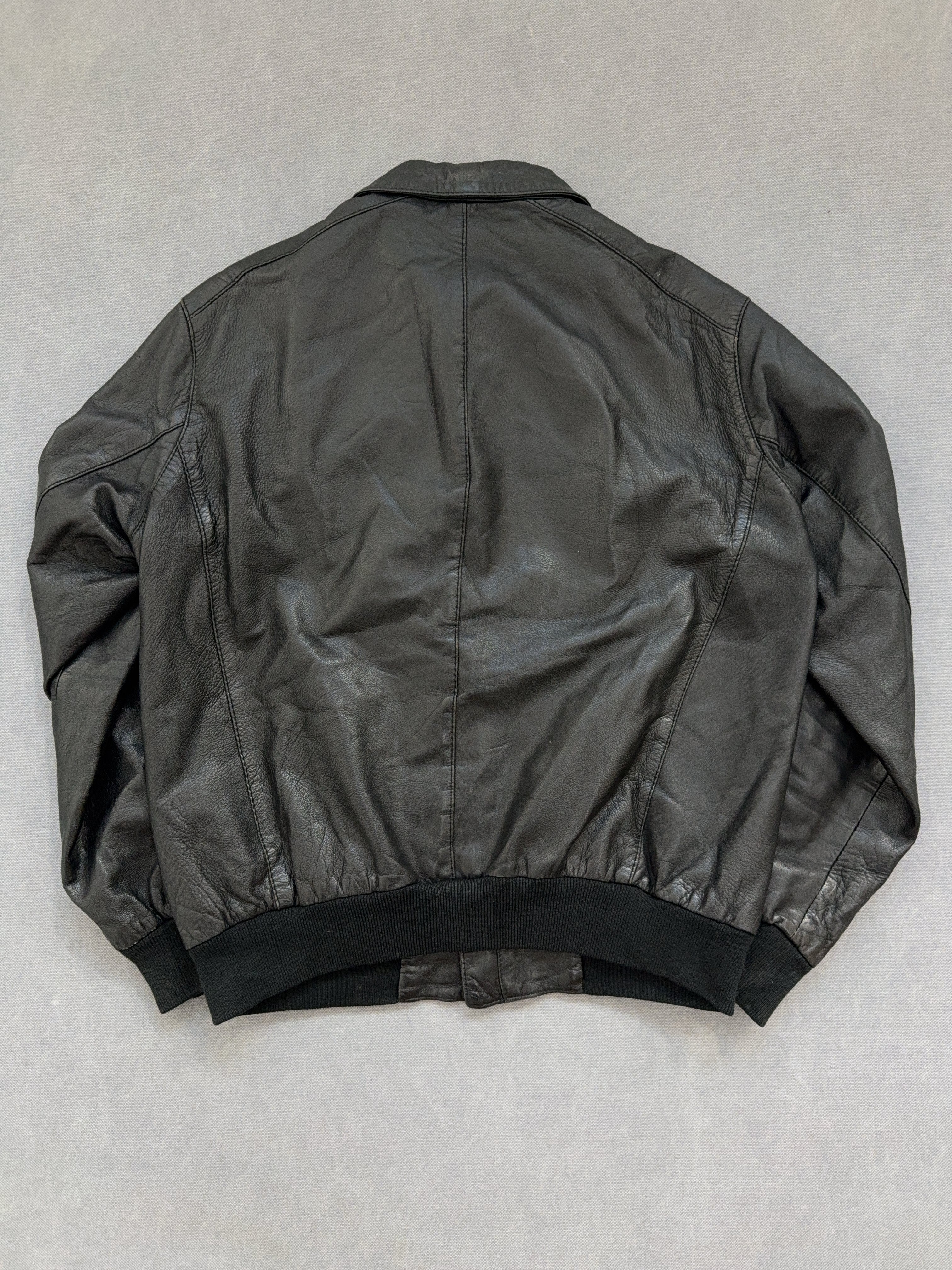 Vintage Nappa Di Montone Leder Jacke (L)
