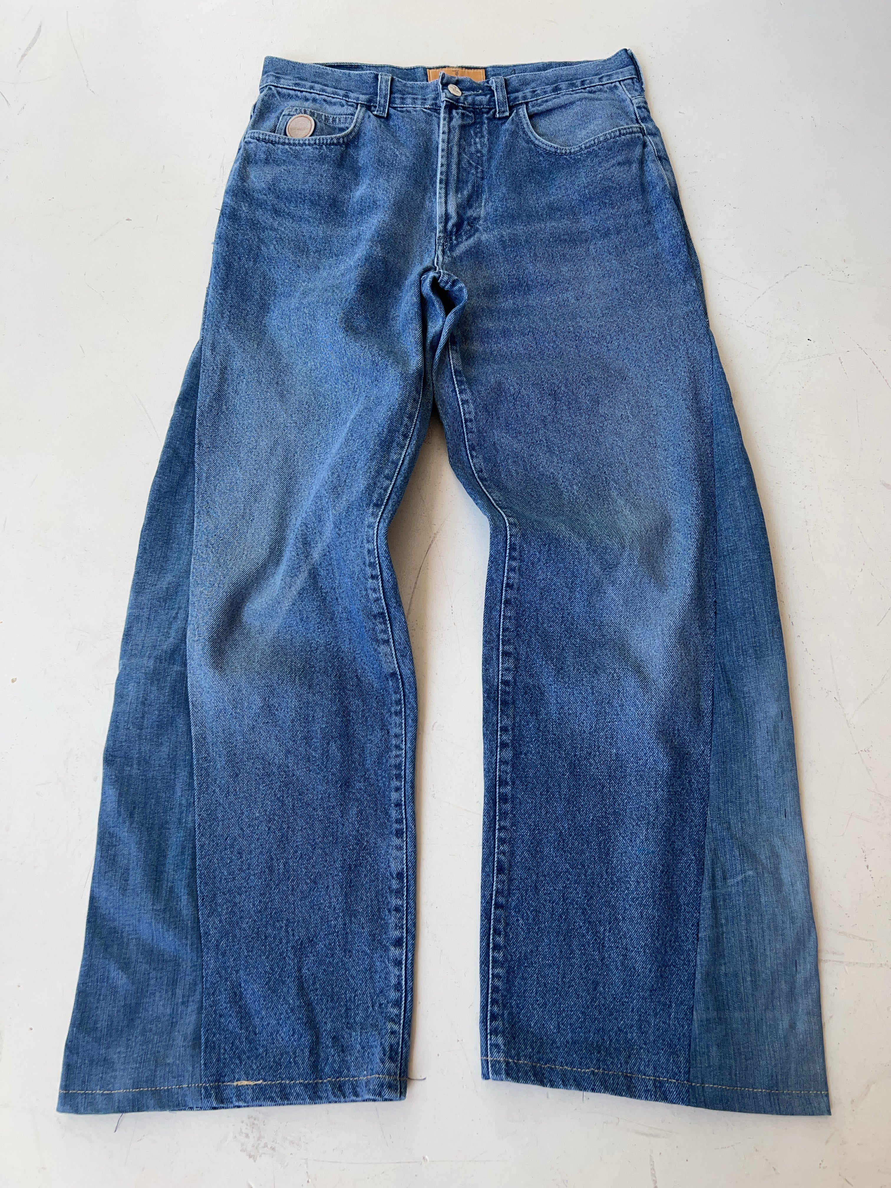 Vintage Trussardi Reworked Baggy Jeans (XL)