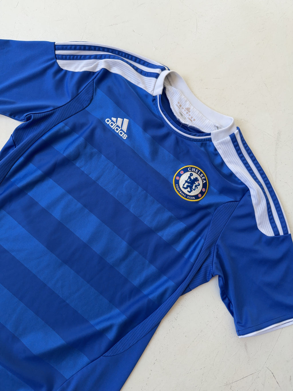 Vintage Adidas Chelsea 2011/12 David Luiz Home Jersey (S)