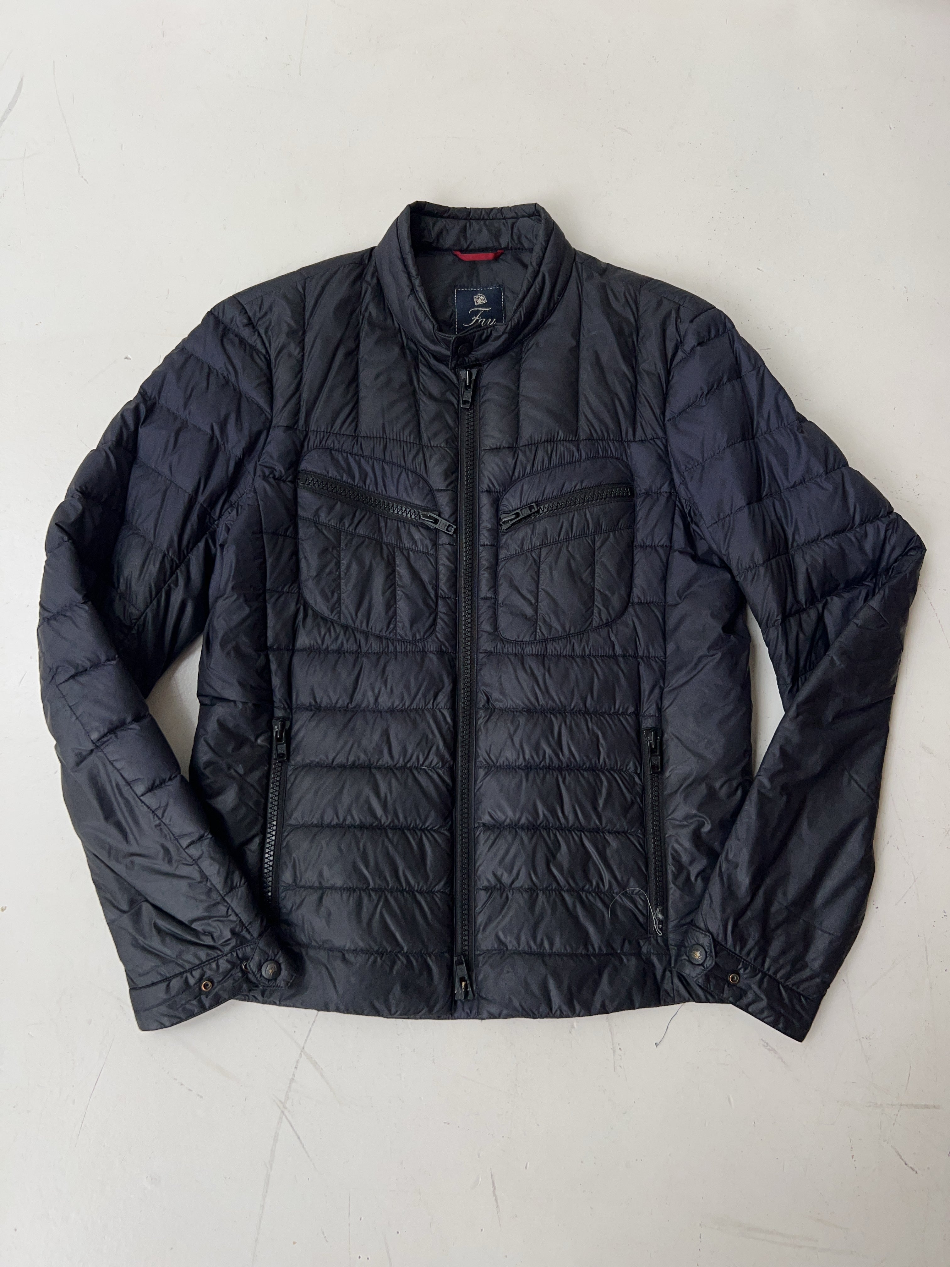 Vintage Fay Black Quilted Jacket (M)