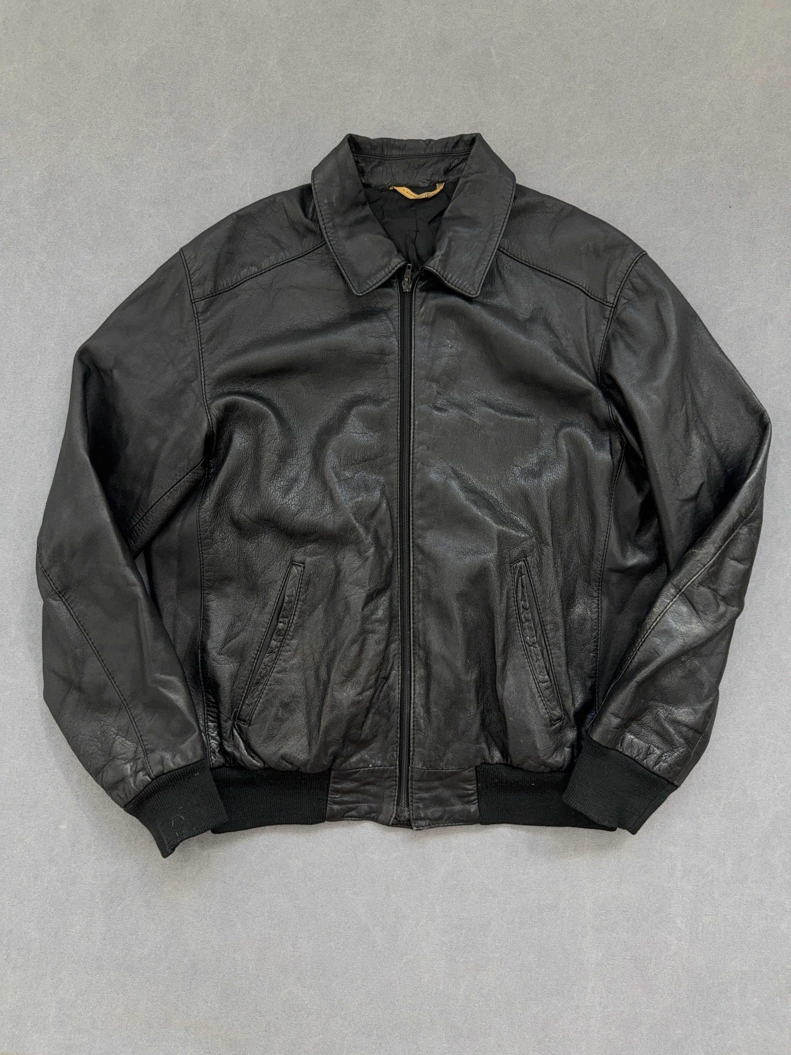 Vintage Nappa Di Montone Leder Jacke (L)