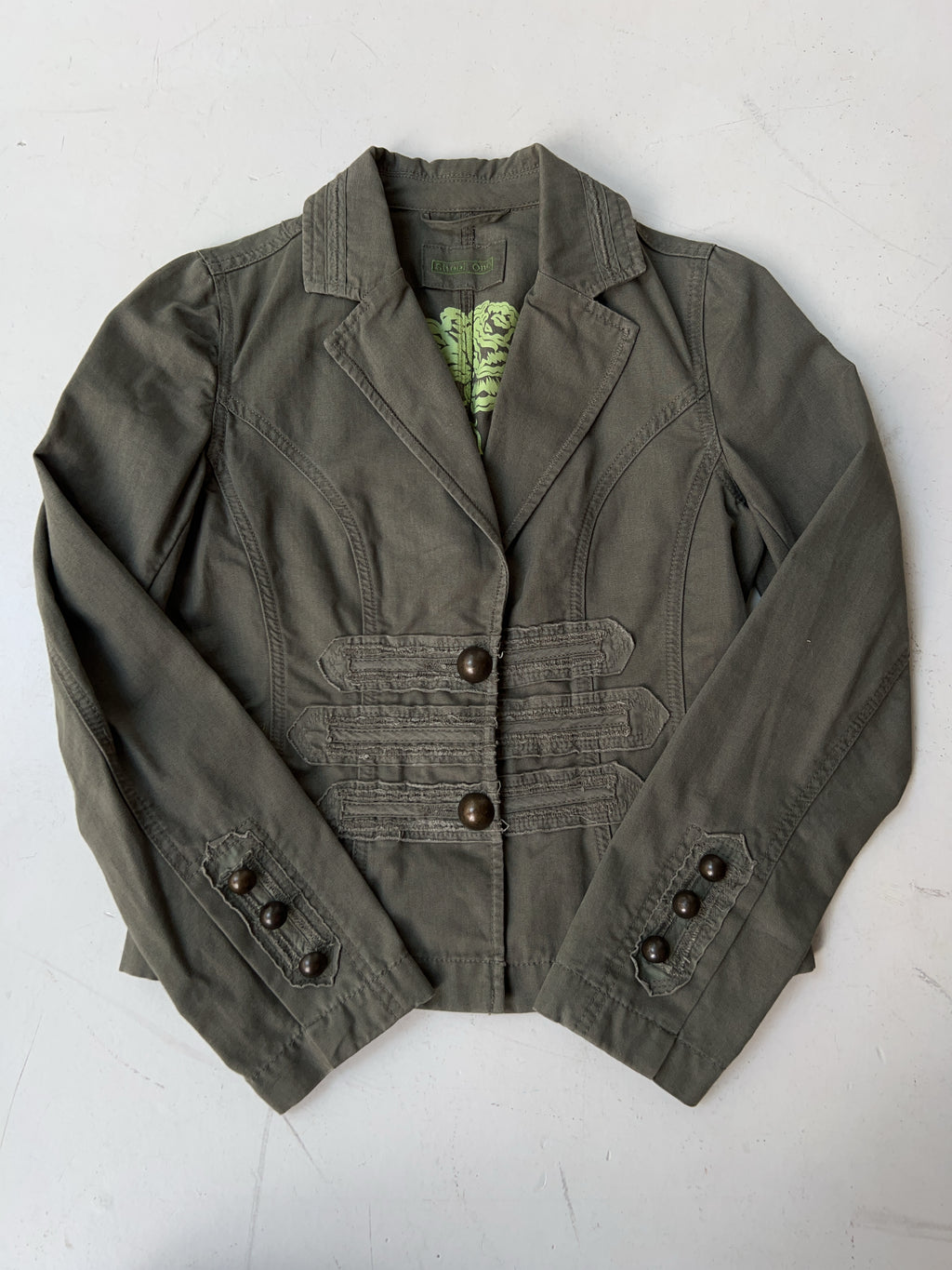Vintage Green Napoleon Jacke (S)