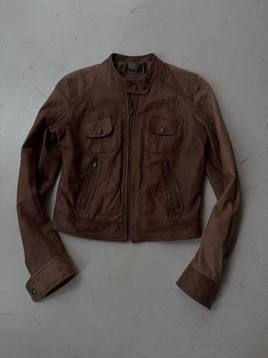 Vintage Conbipel Leder Jacke (M)