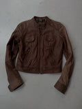 Vintage Conbipel Leder Jacke (M)