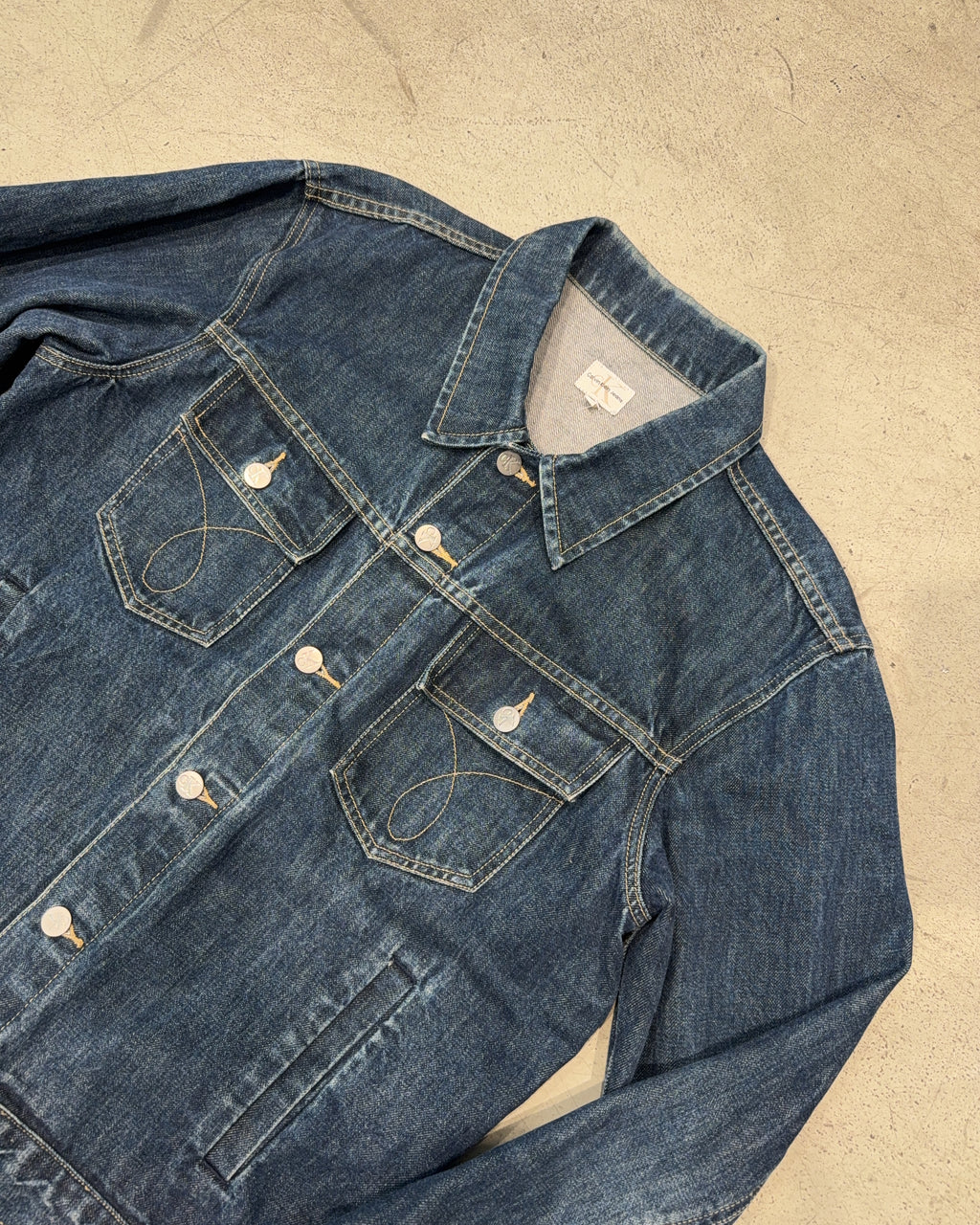 Vintage Calvin Klein Jeans Jeansjacke (XXL)