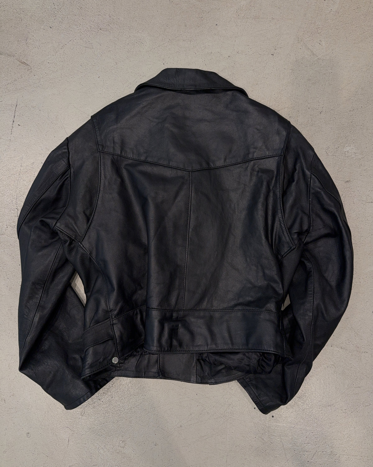 Vintage Biker Leder Jacke (M)