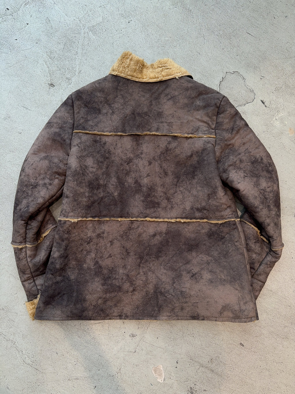 Vintage Invicta Faux Wildleder Jacke (S)