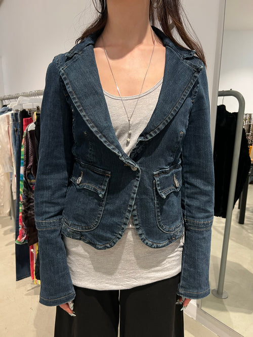 Vintage Sisley Jeans Jacket (L)