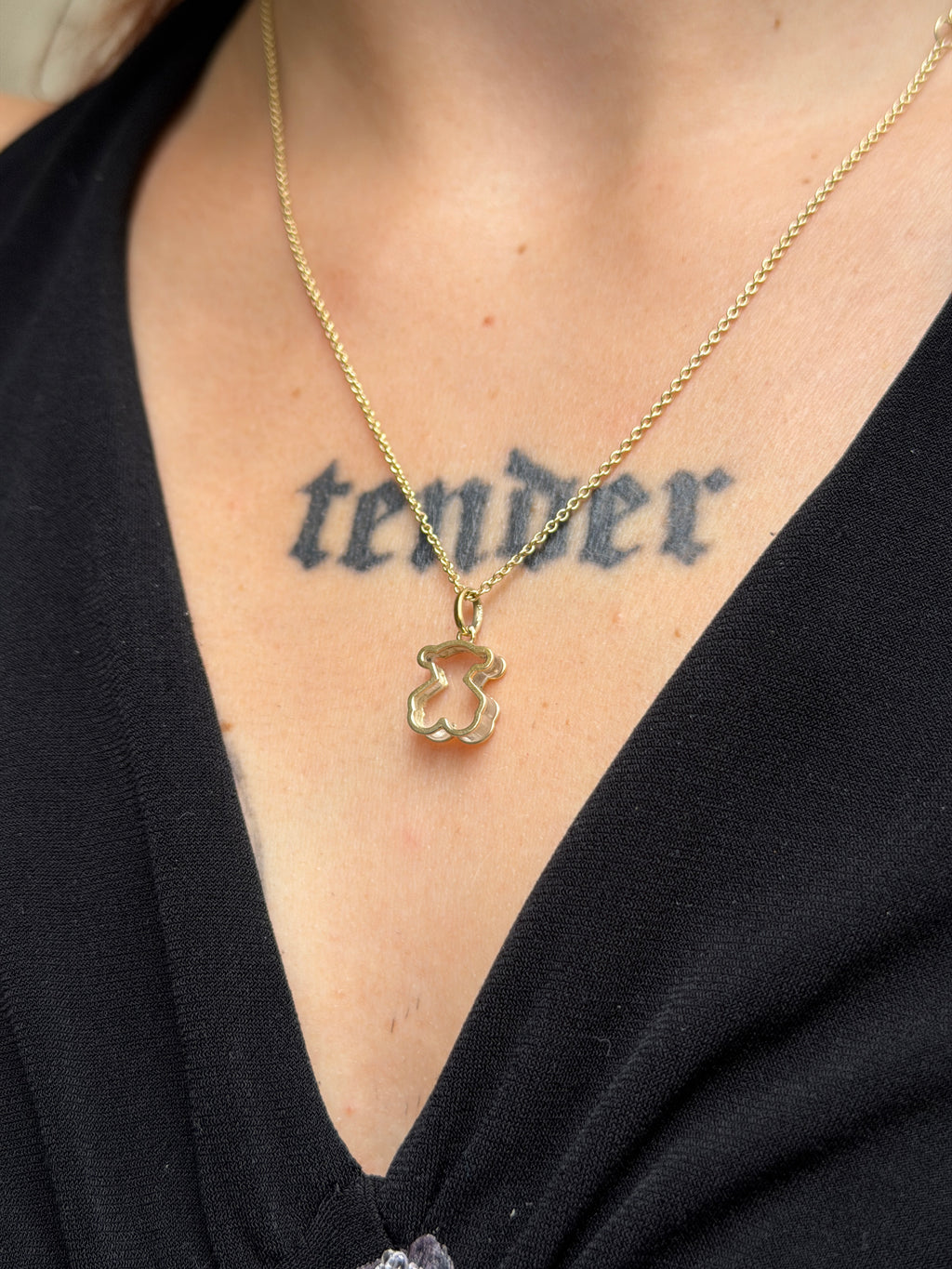 Original TOUS Bärenkette aus vergoldetem 925 Sterlingsilber