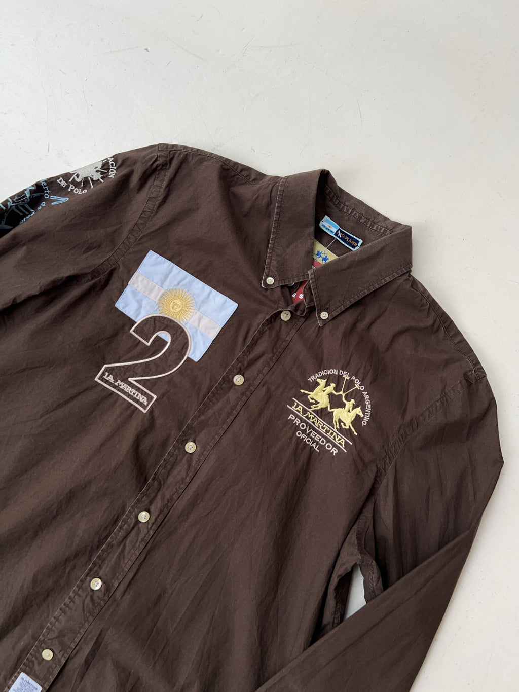 Vintage La Martina Brown Shirt (L)