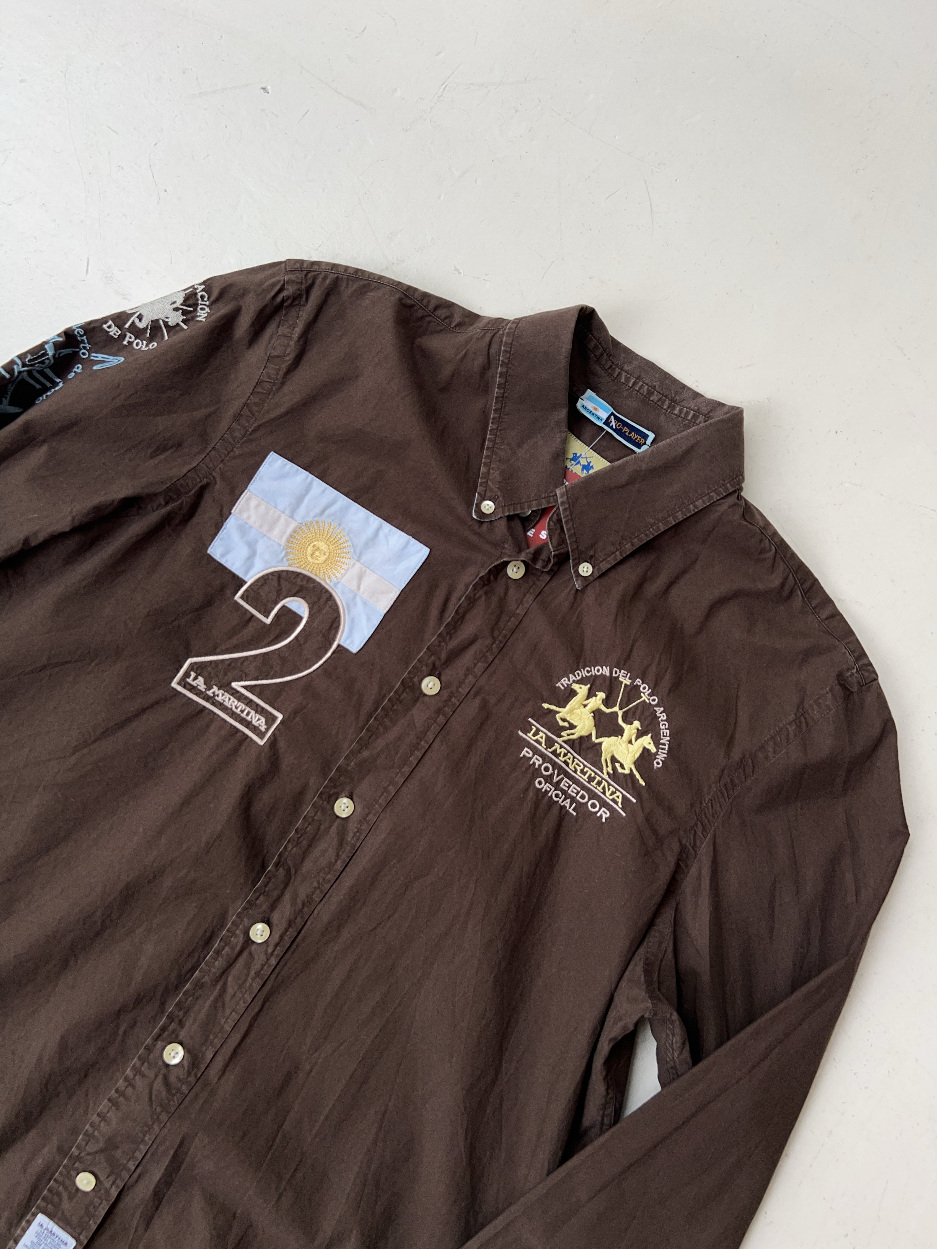 Vintage La Martina Brown Shirt (L)