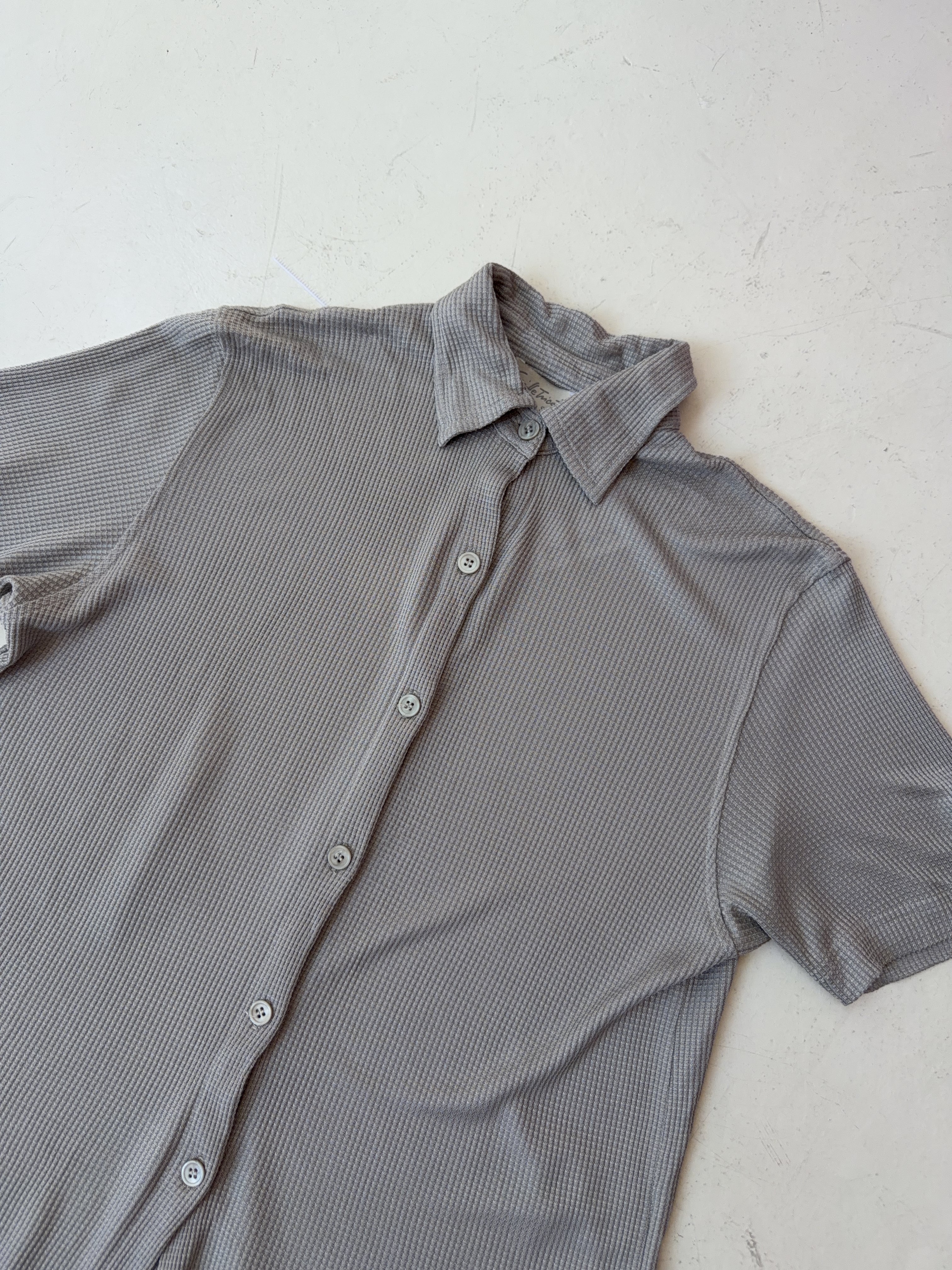 Vintage Guilly Tricot Class Silk Shirt (L)
