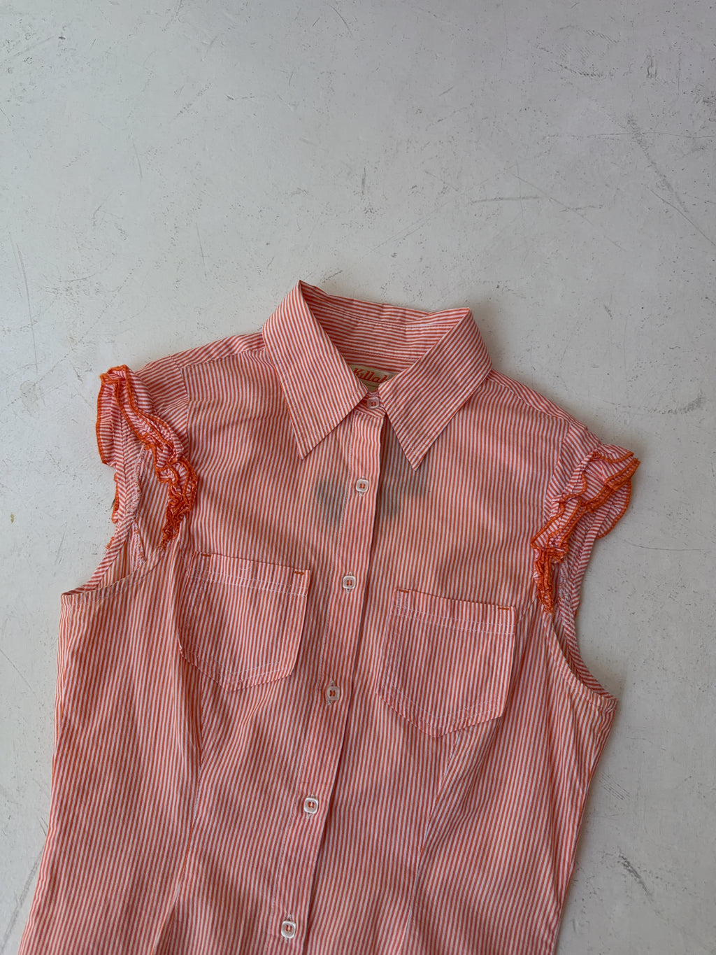 Vintage Killah Orange Sleeveless Shirt (S)