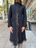 Vintage Faux Fur Mantel (M)