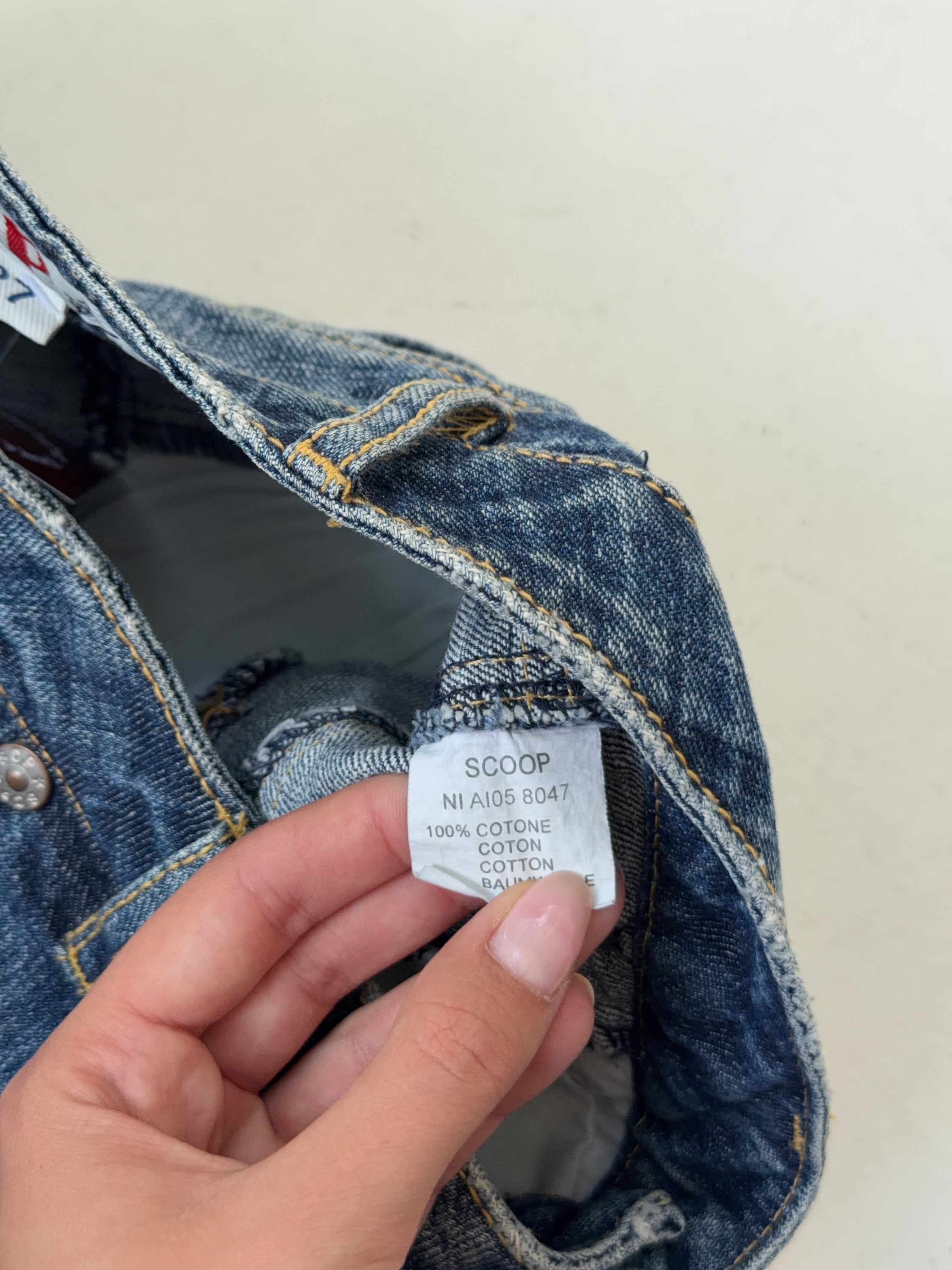 Vintage Scoop Denim Rock (M)