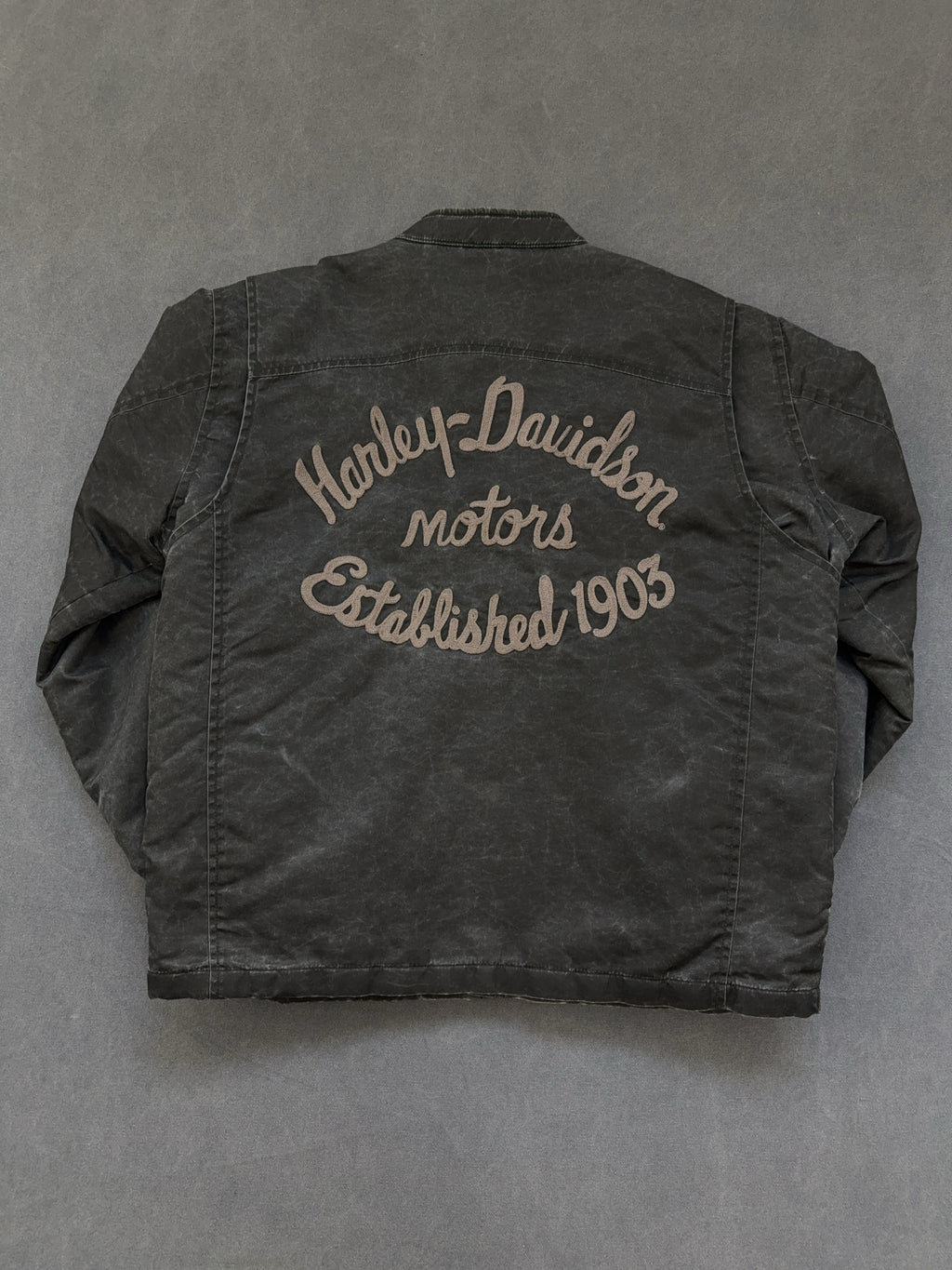 Vintage Harley-davidson Jeansjacke (L)