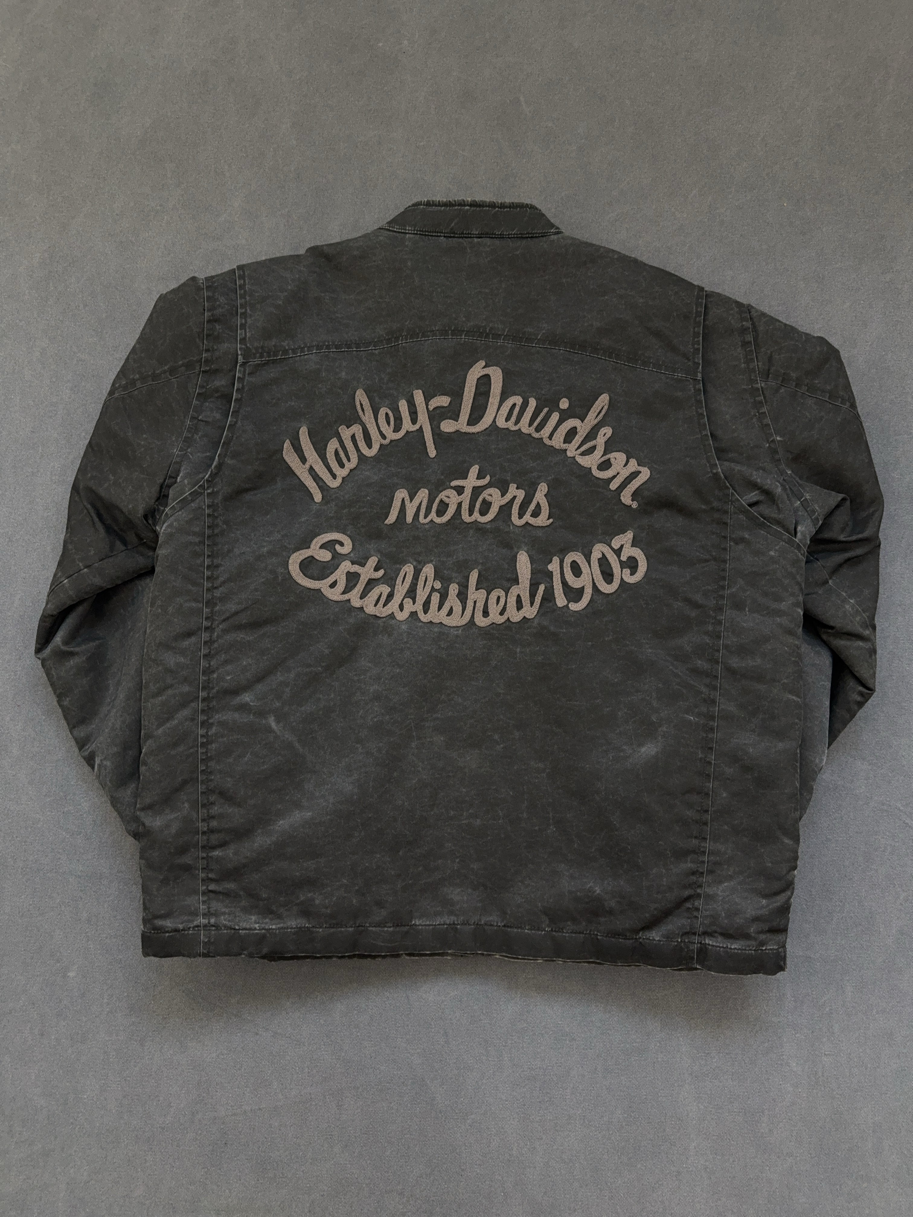 Vintage Harley-davidson Jeansjacke (L)