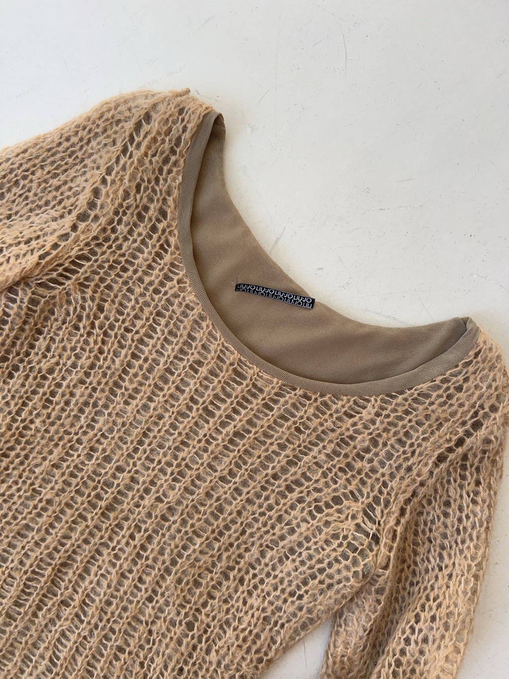 Vintage Liu Jo Knit Sweater für Damen. Y2k Second Hand 2000s Fashion.