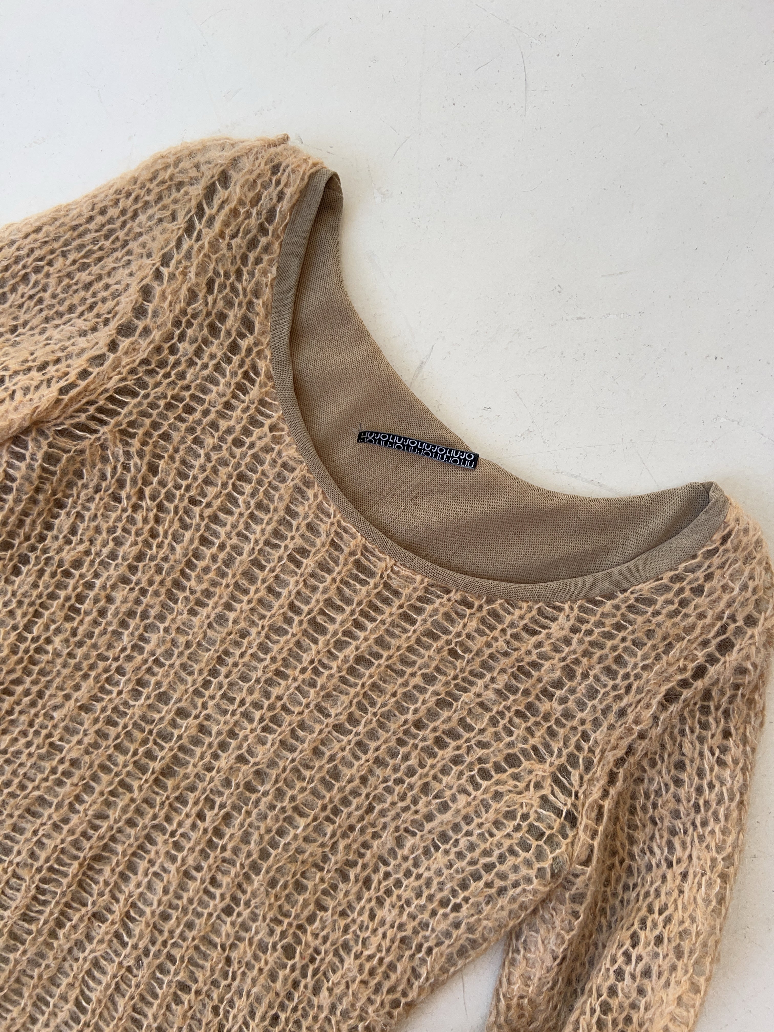 Vintage Liu Jo Knit Sweater für Damen. Y2k Second Hand 2000s Fashion.