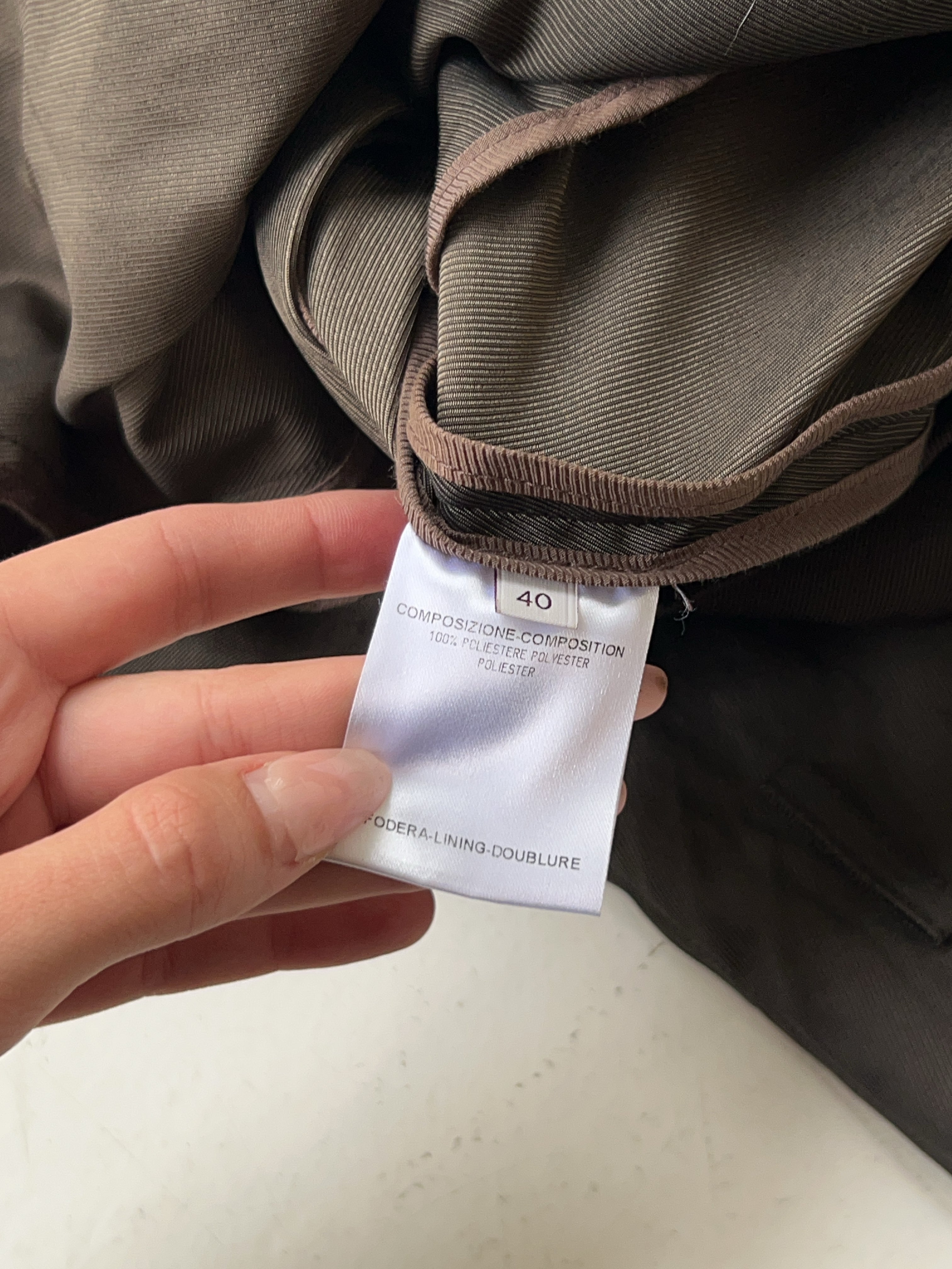 Vintage Stella Mccartney Brown Trench Coat (M)
