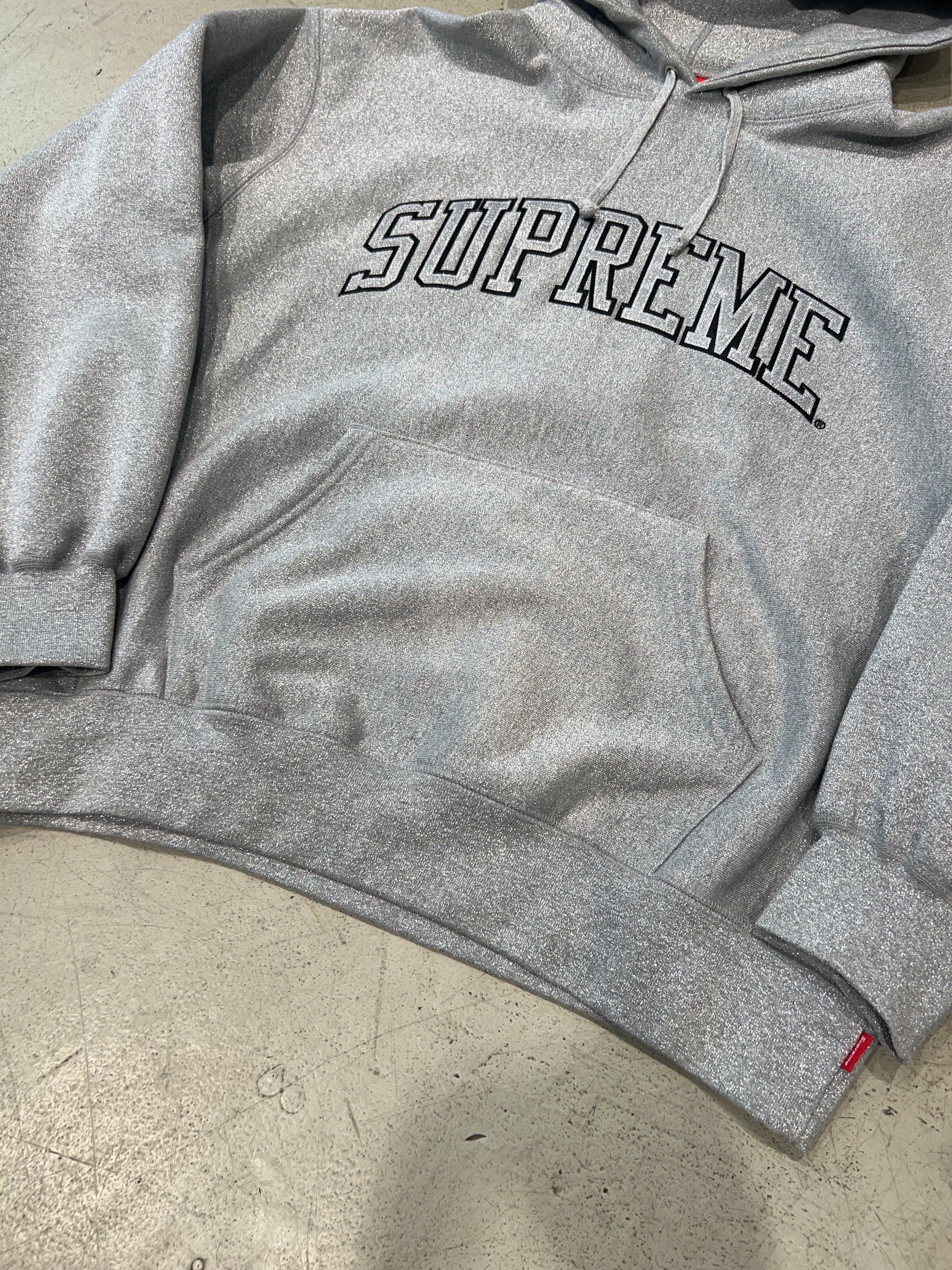 Vintage Supreme SS23 Glitter Arc Hoodie (L)