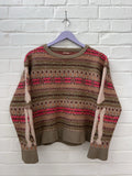 Kapital 7G Wool Bone Sweater (S) Designer Strick Pullover Vintage Store Still Thrifting