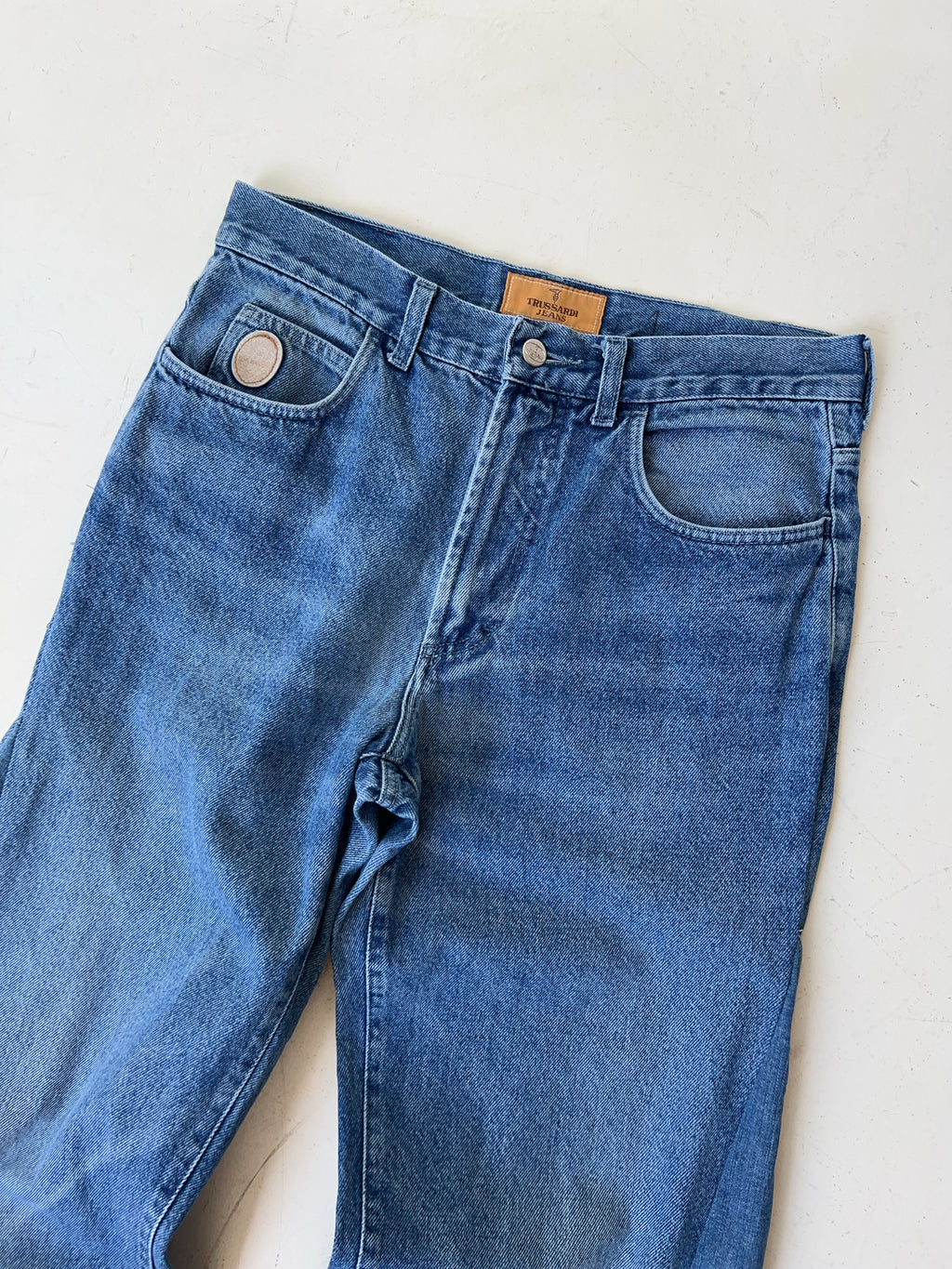 Vintage Trussardi Reworked Baggy Jeans (XL)