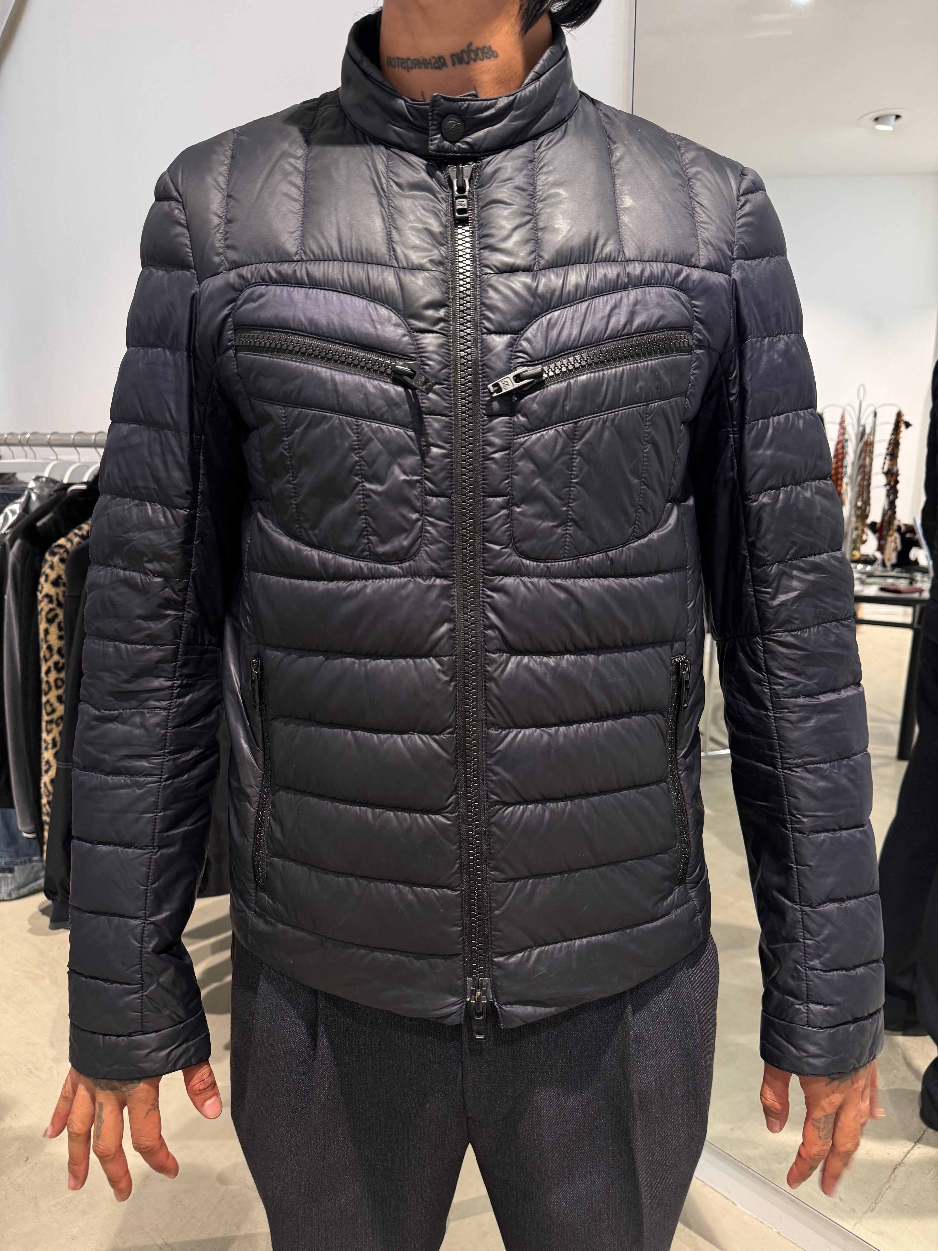 Vintage Fay Black Quilted Jacket (M)