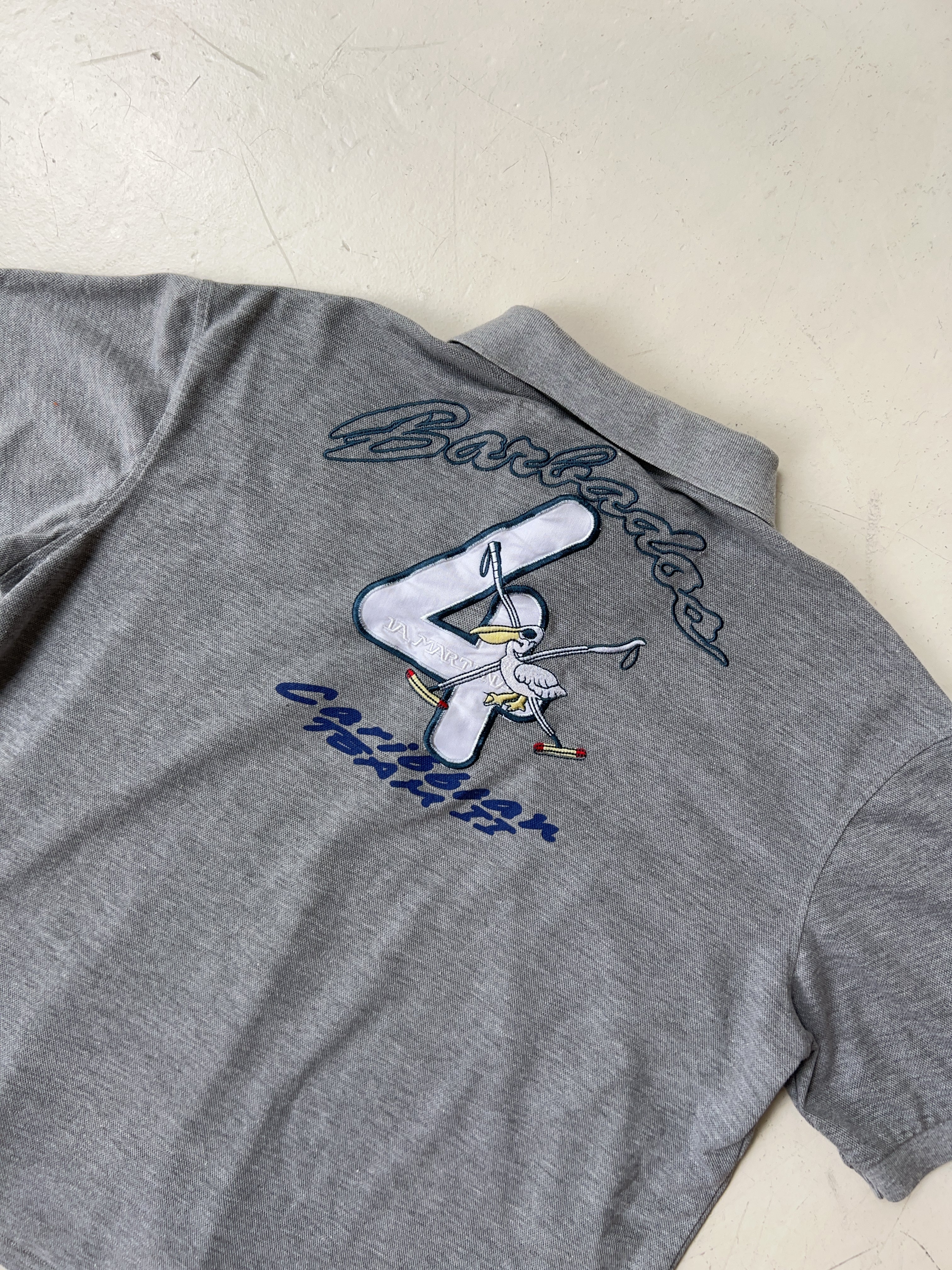 Vintage La Martina Grey Poloshirt (XL)