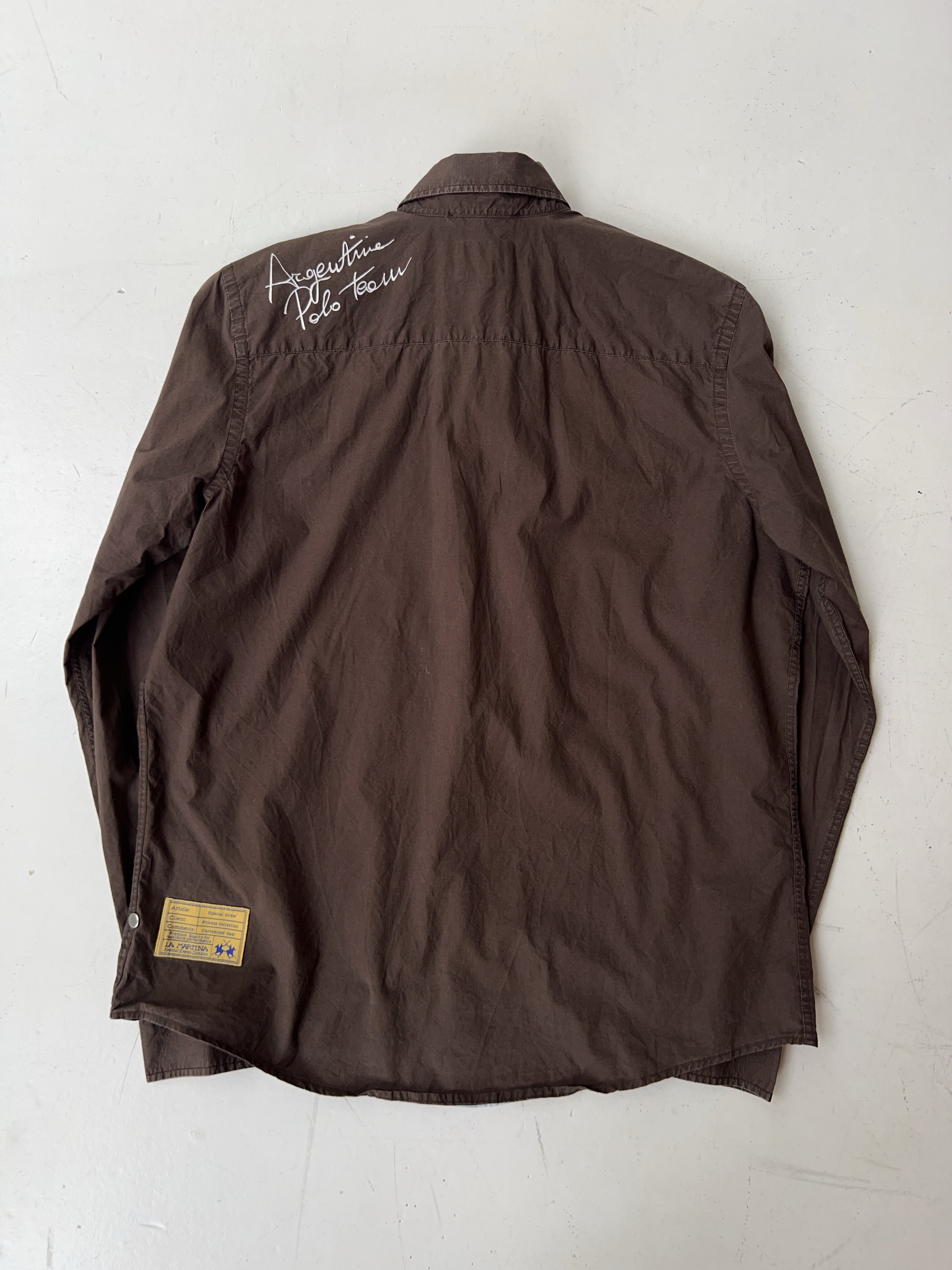 Vintage La Martina Brown Shirt (L)