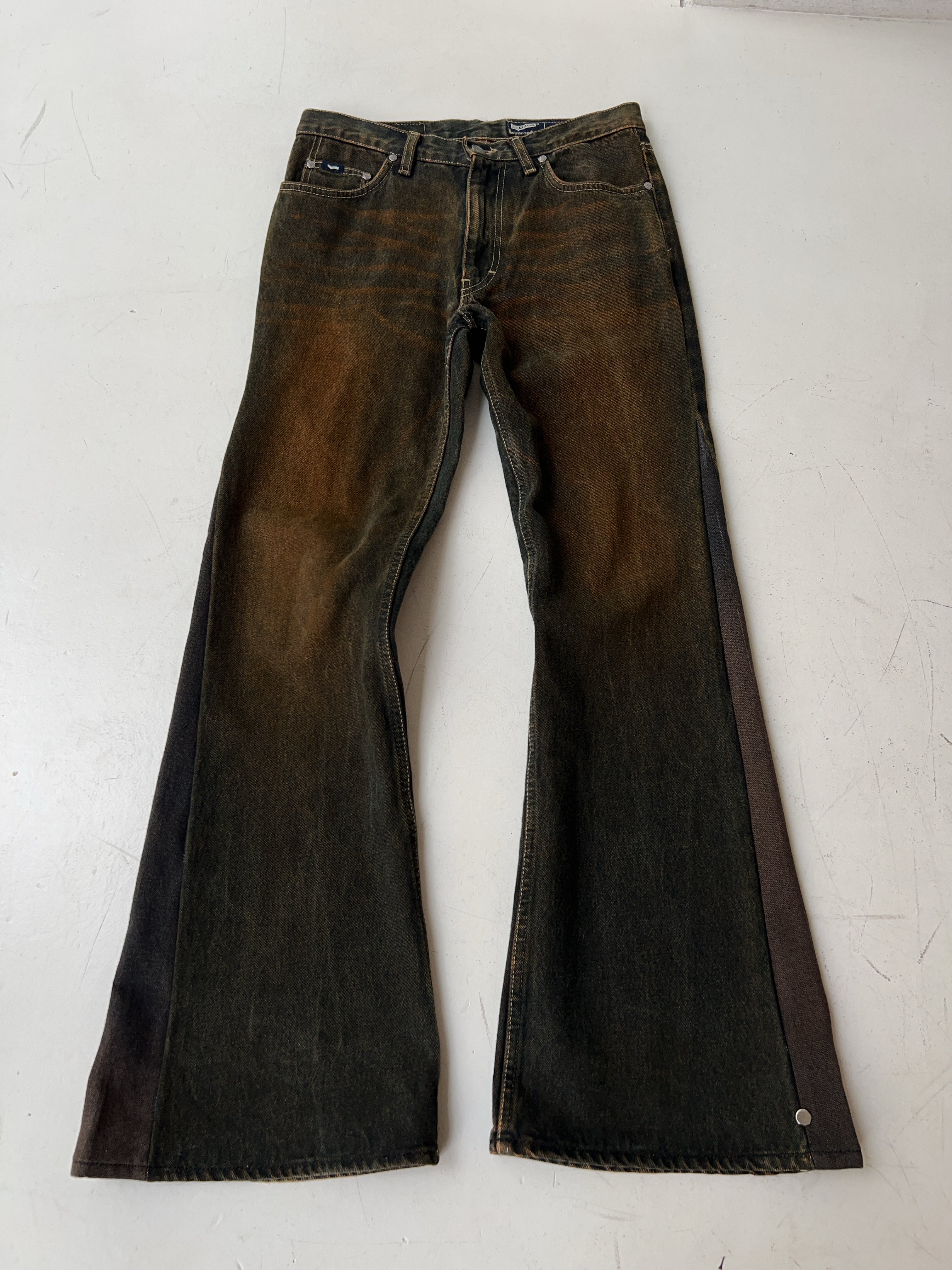 Vintage GAS Brown Flared Jeans (M)