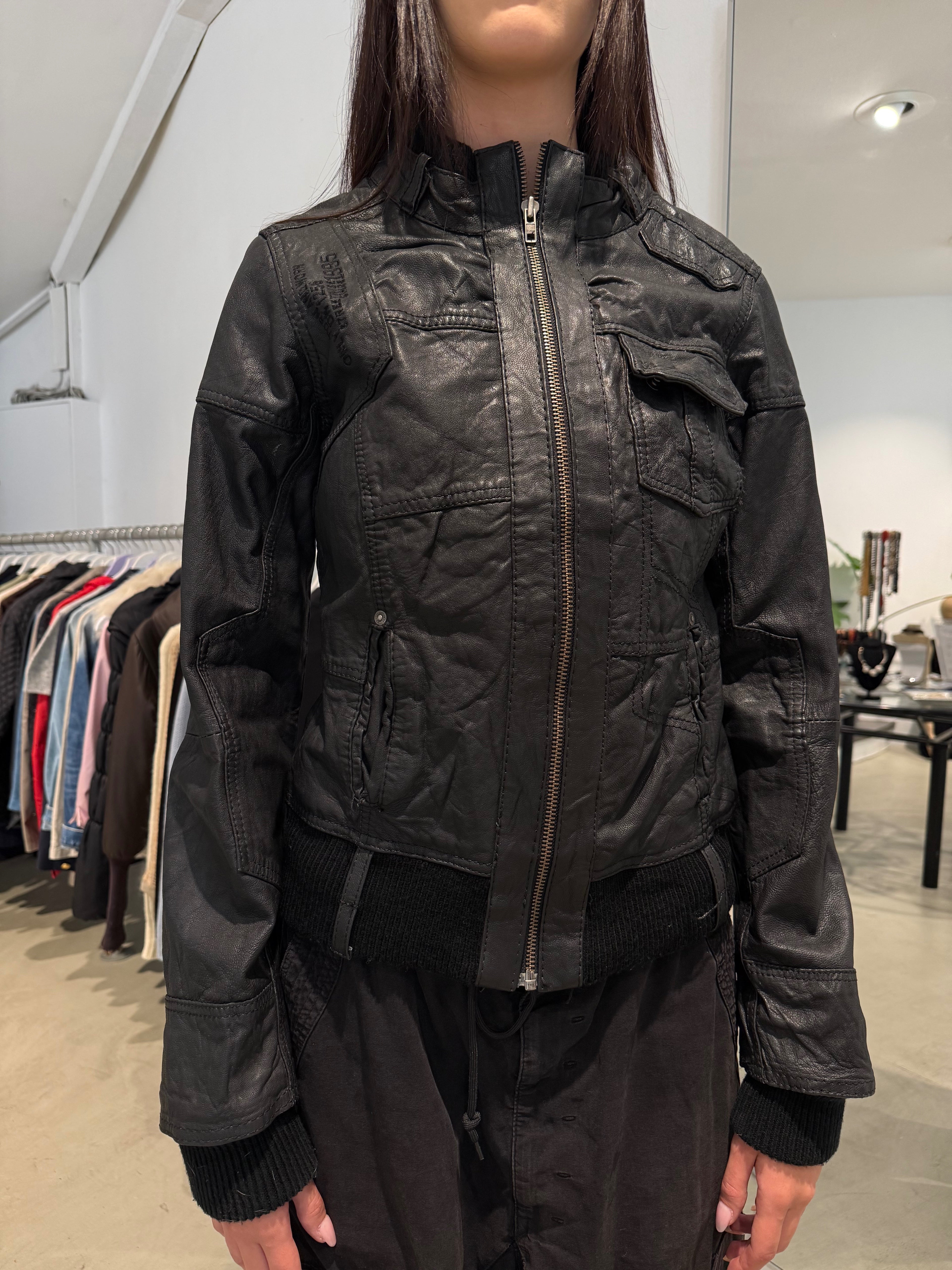 Vintage Only Leder Jacke (S)