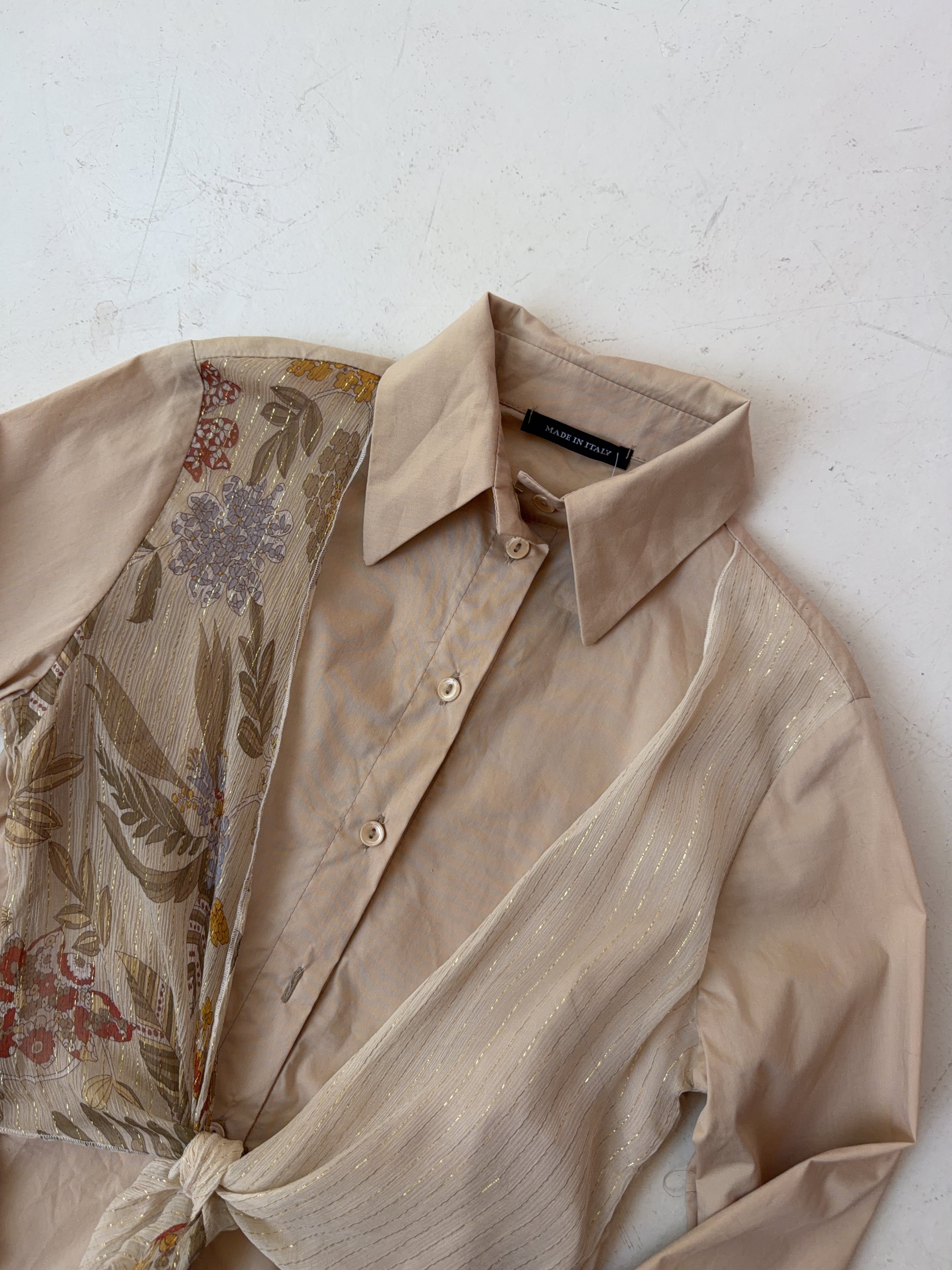 Vintage Beige Shirt (S)