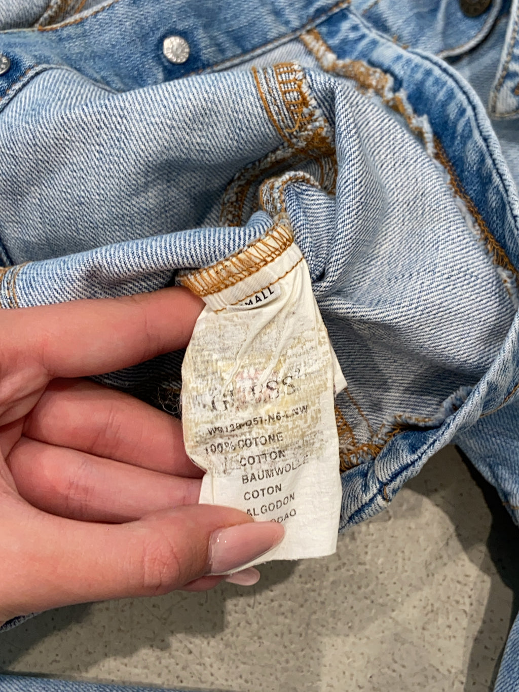 Vintage Guess Jeans Jeansjacke (S)