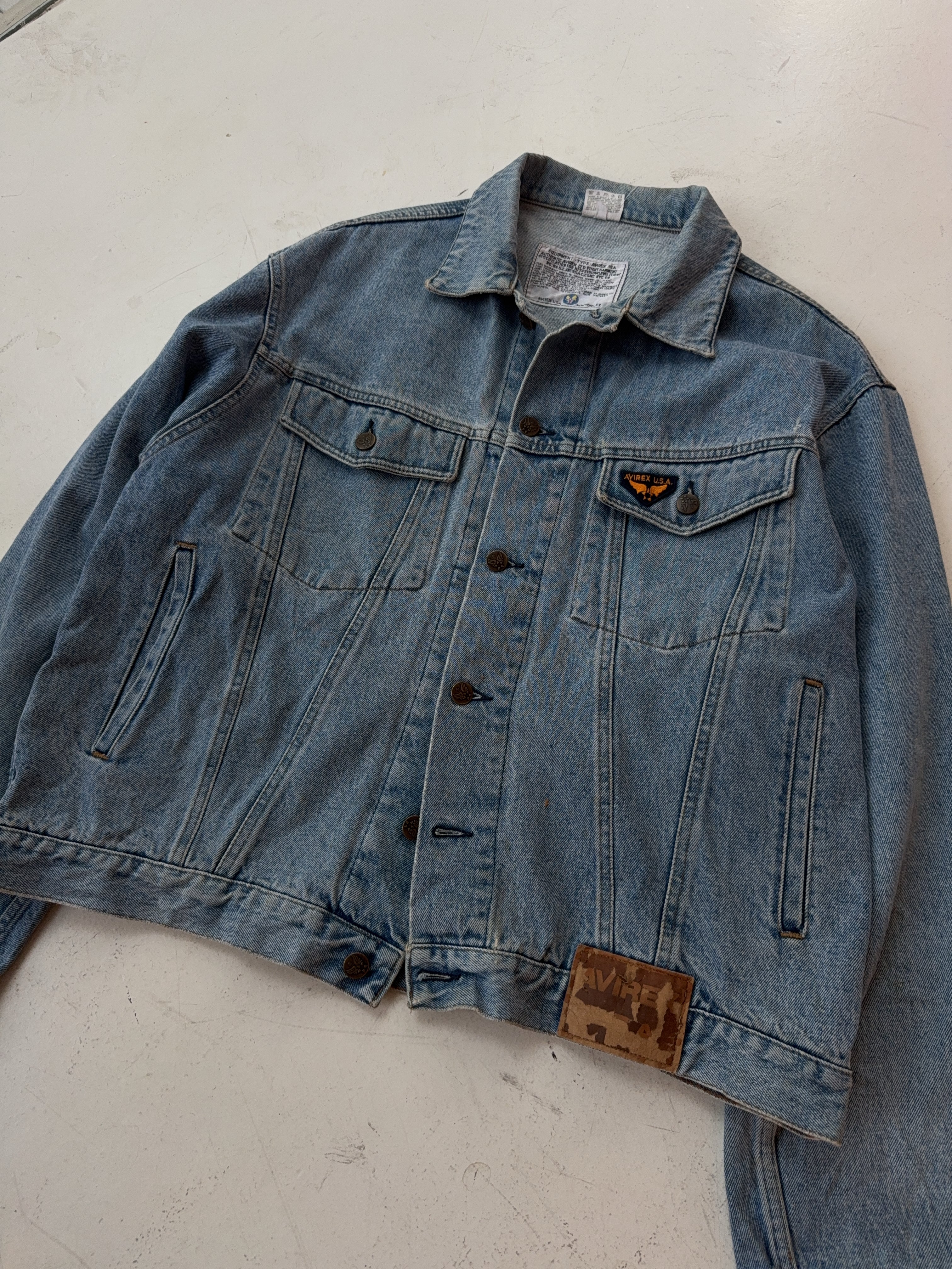 Vintage Avirex Jeansjacke (XL)