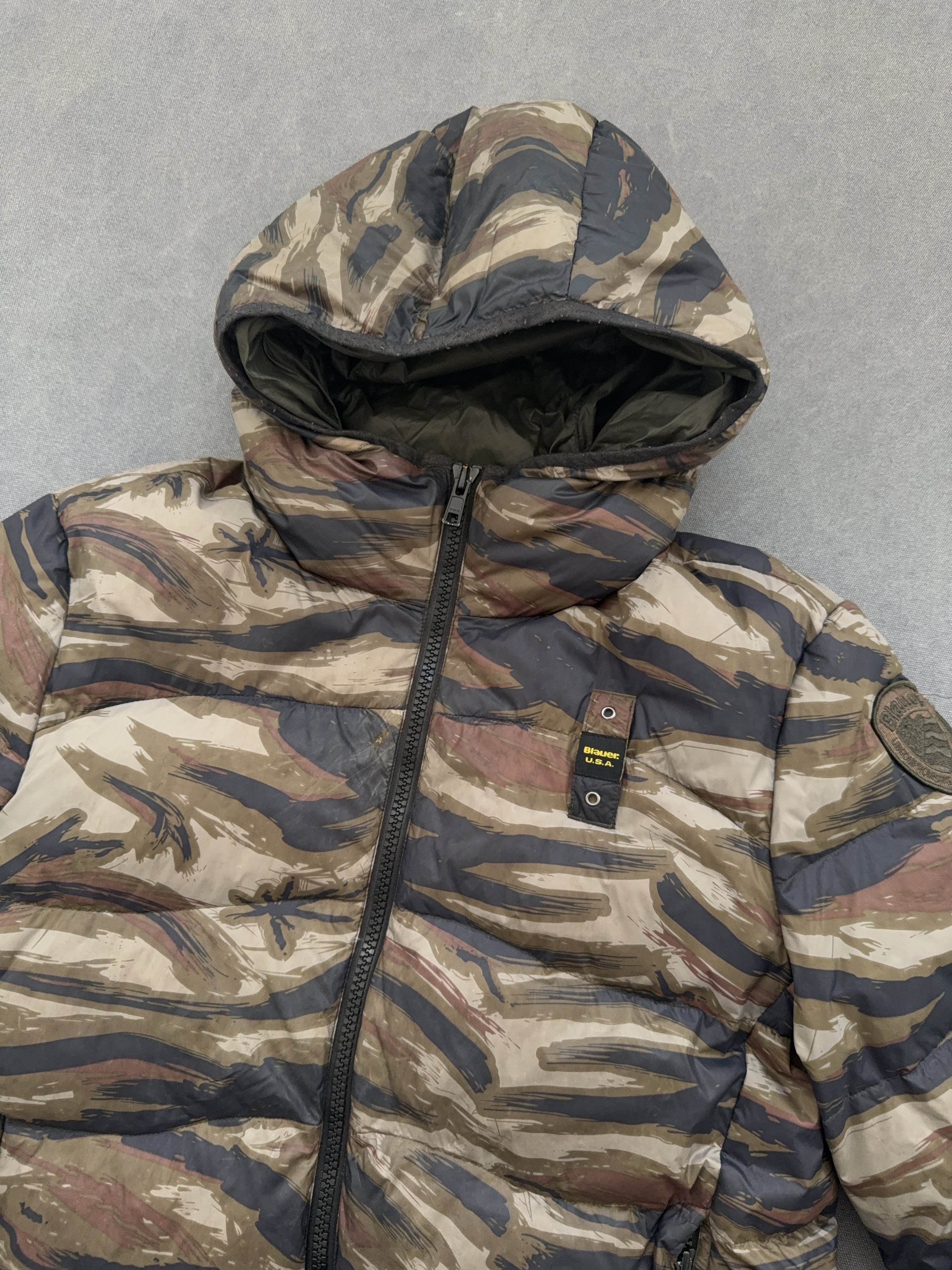 Vintage Blauer Jacke (M)