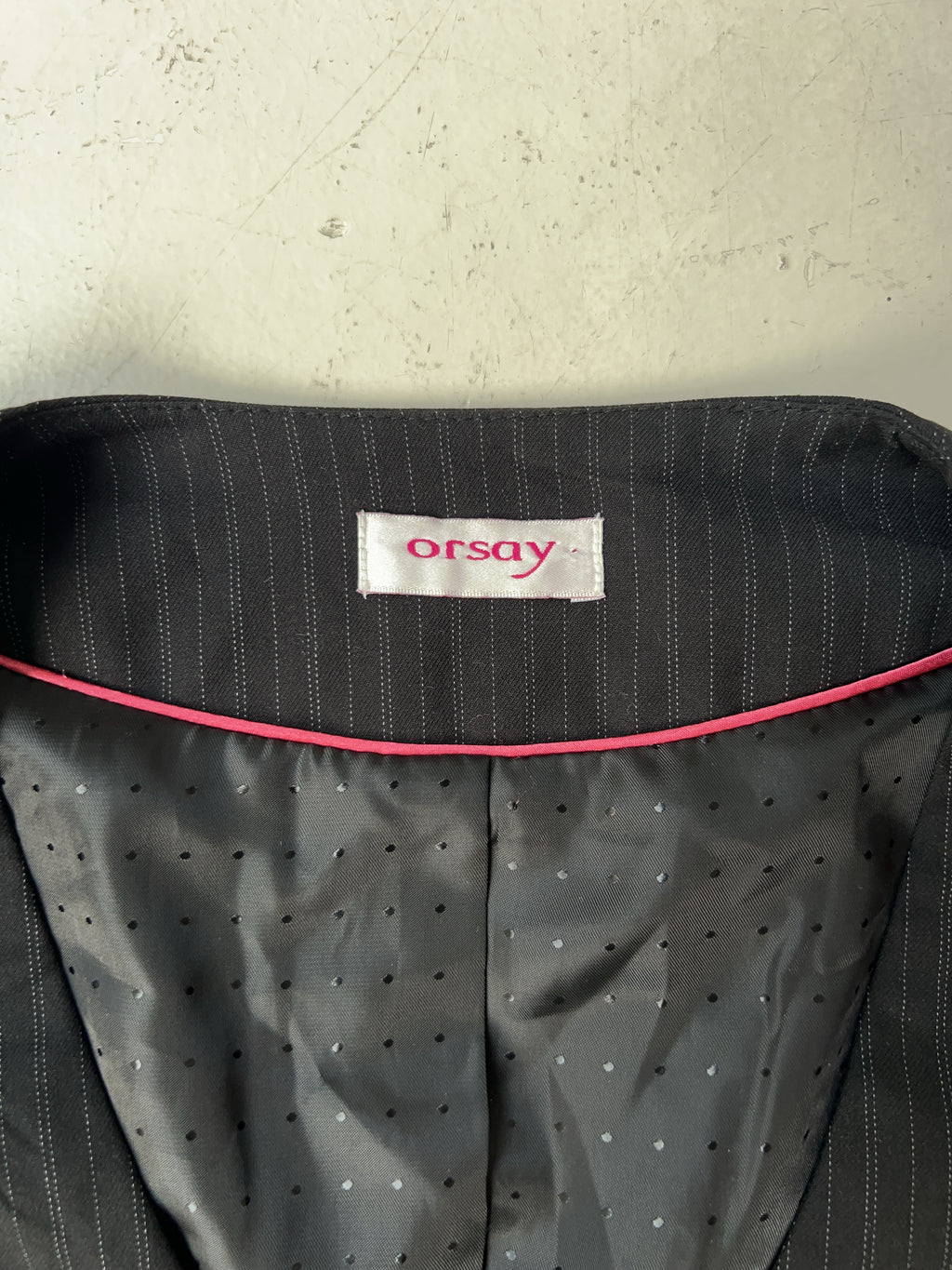 Vintage Orsay Pinstripe Top (S)