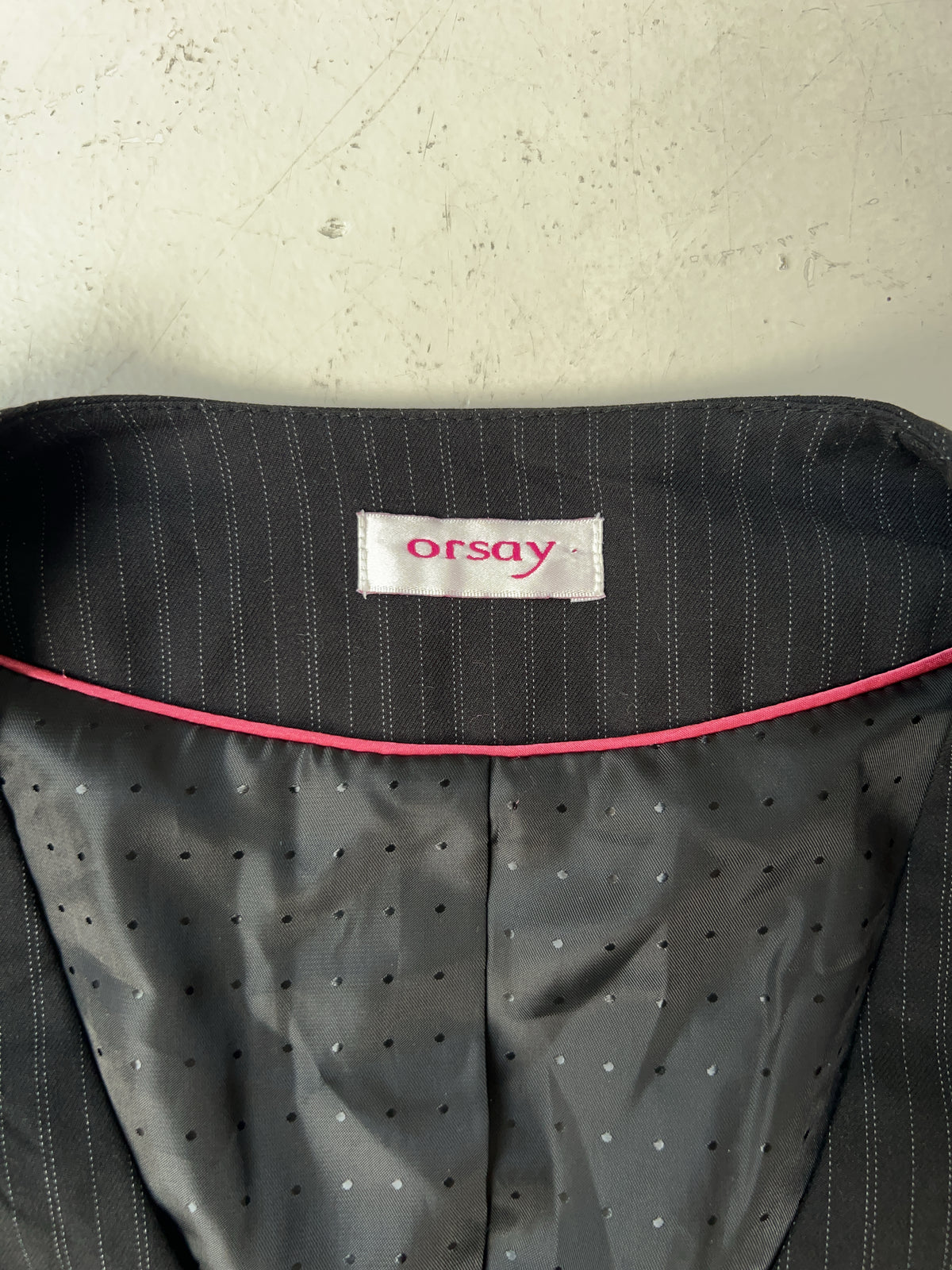 Vintage Orsay Pinstripe Top (S)
