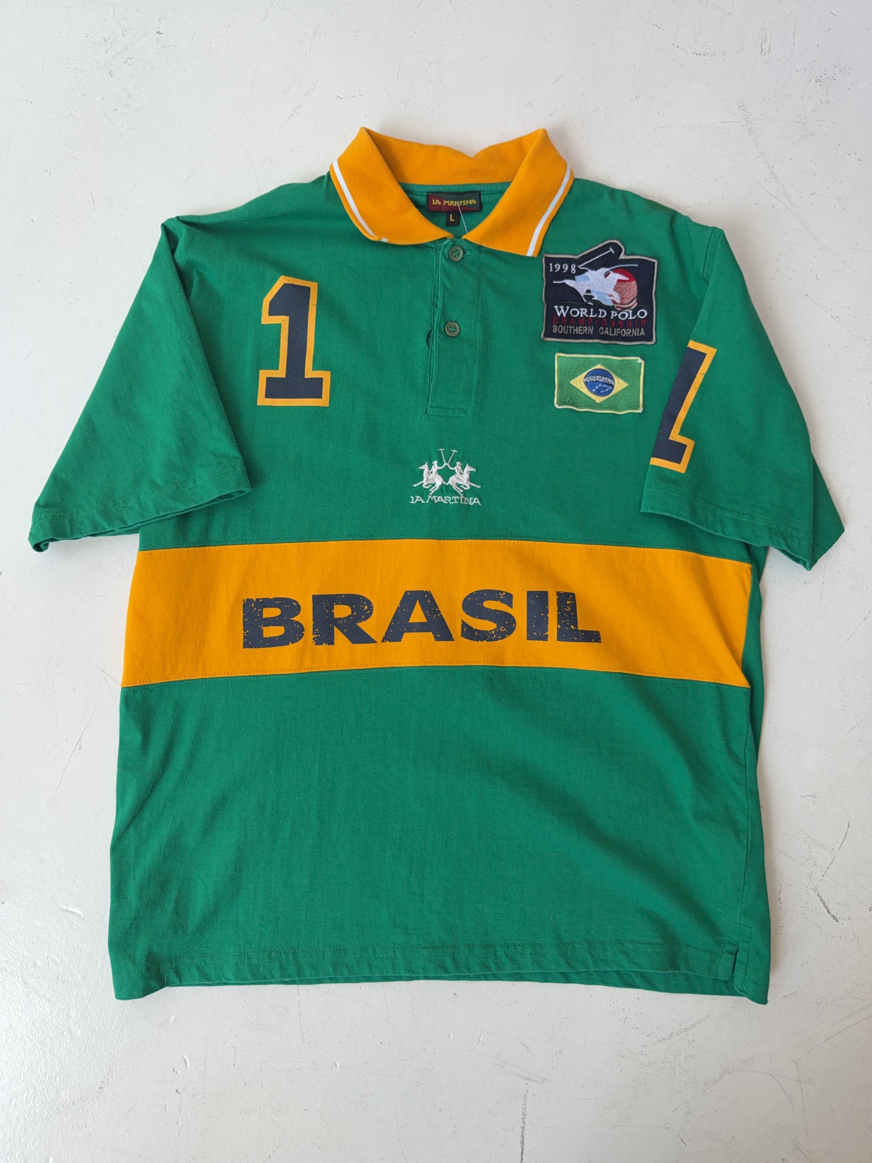 Vintage La Martina Poloshirt Brasil (L)