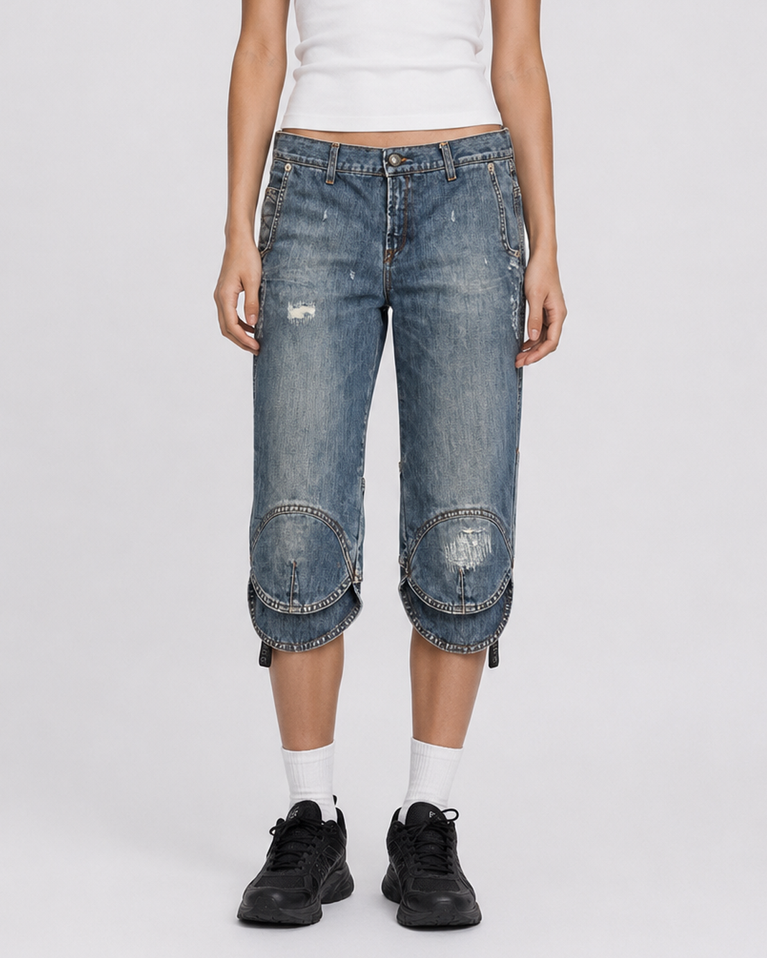 Vintage C'N'C Denim Capri (M)
