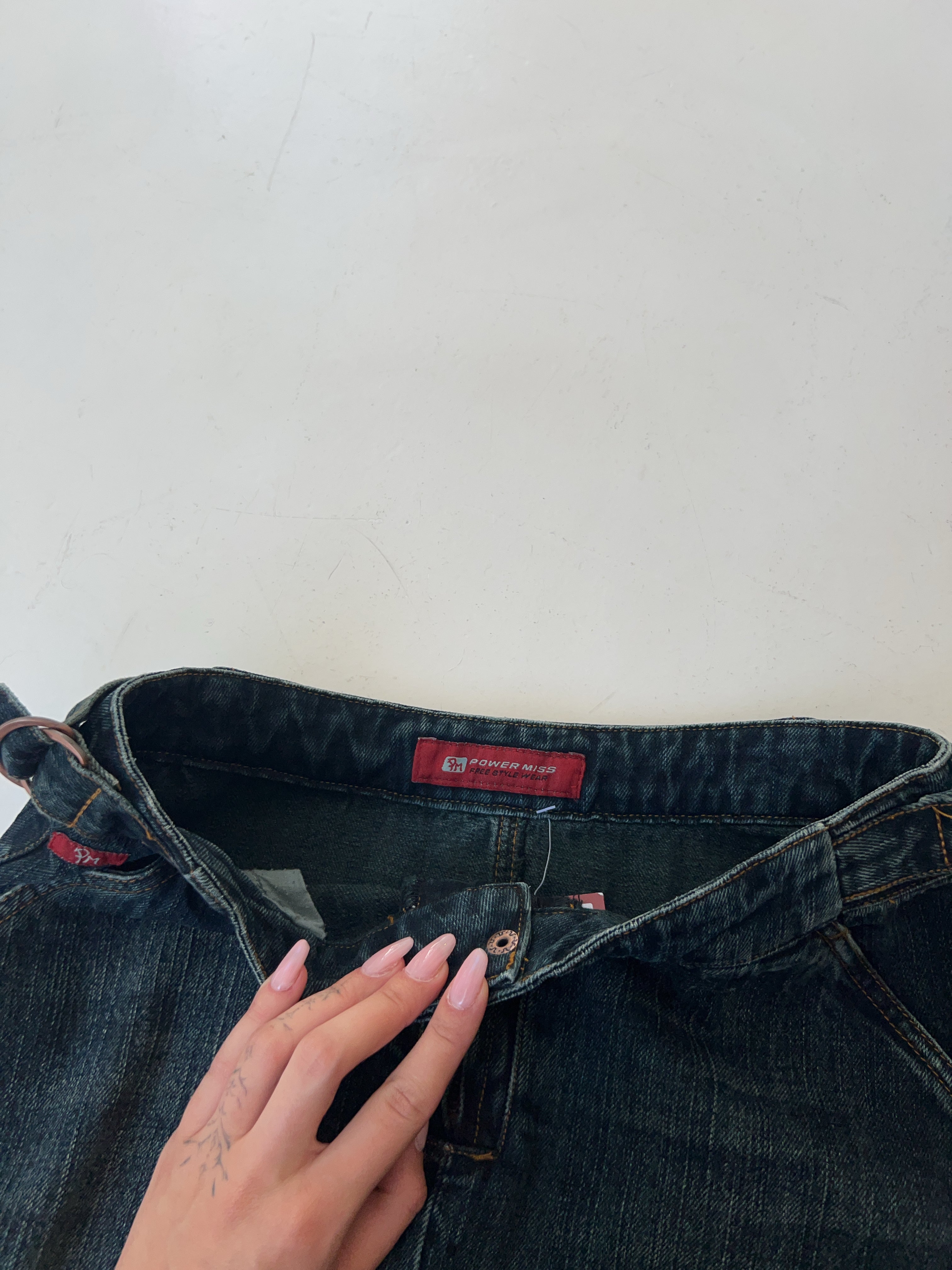 Vintage Power Miss Jeans Rock (M)