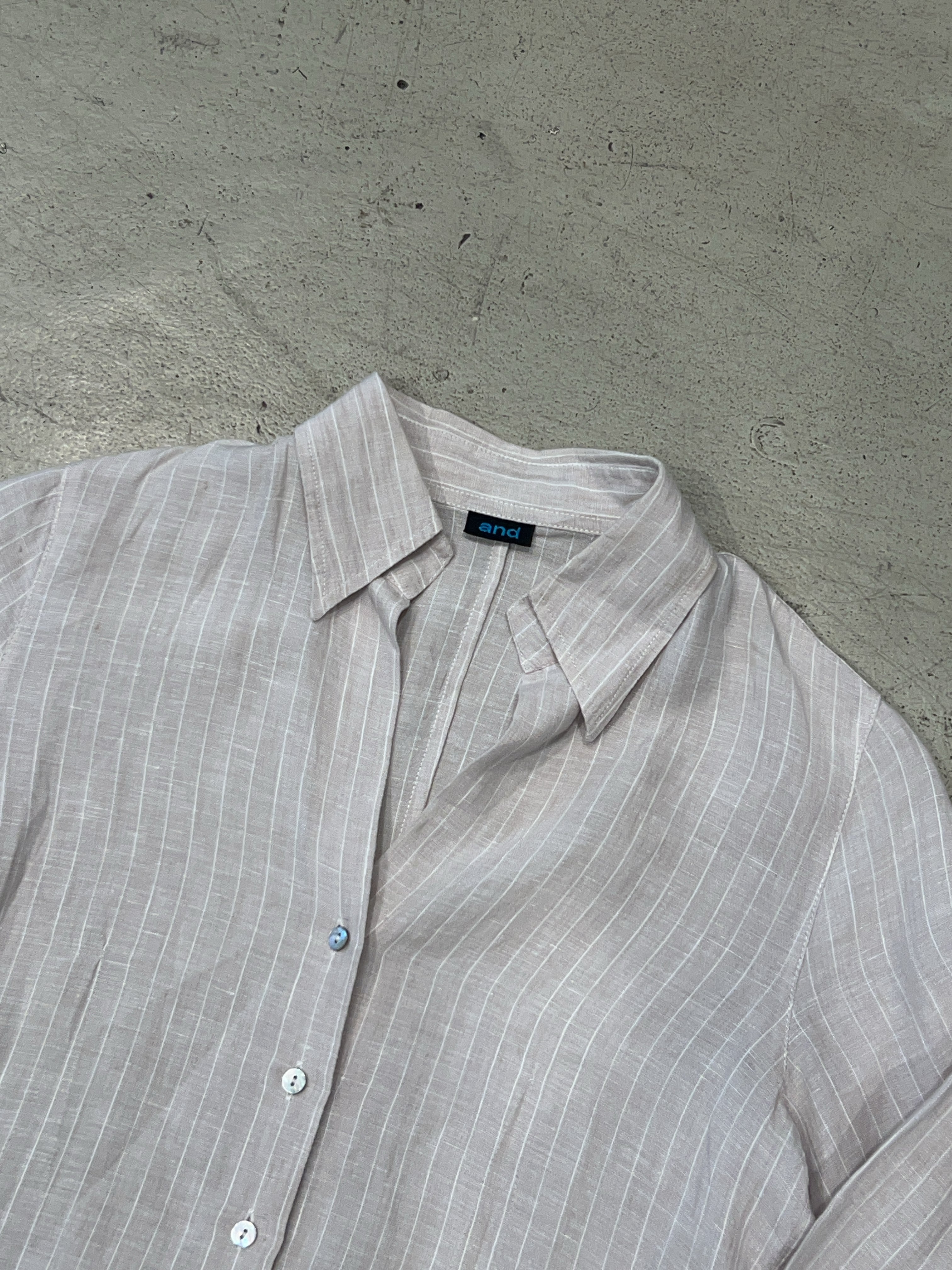 Vintage Striped Shirt (M)
