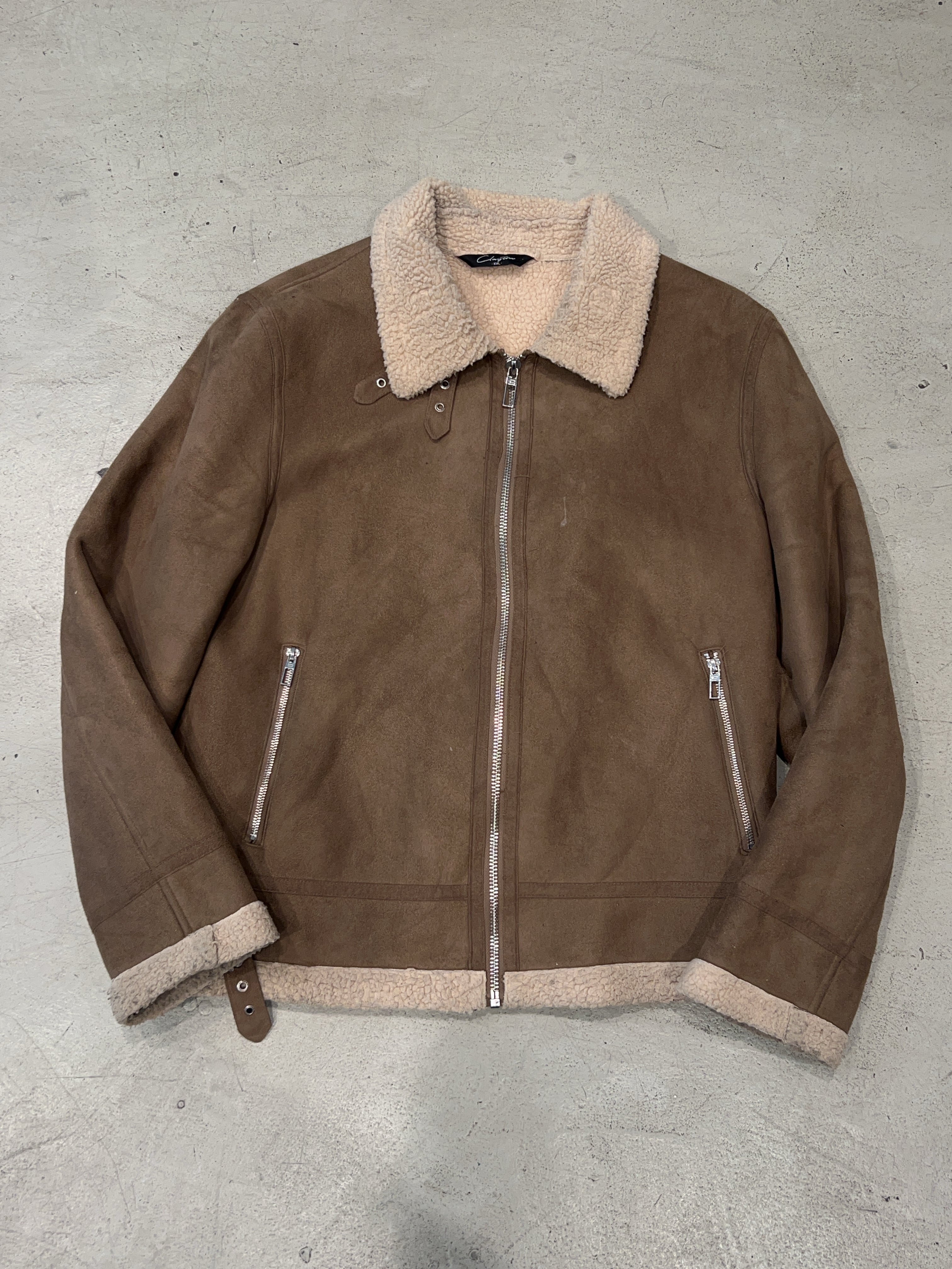 Vintage Clayton Jacke für Herren. Y2K Second Hand 2000s Fashion.