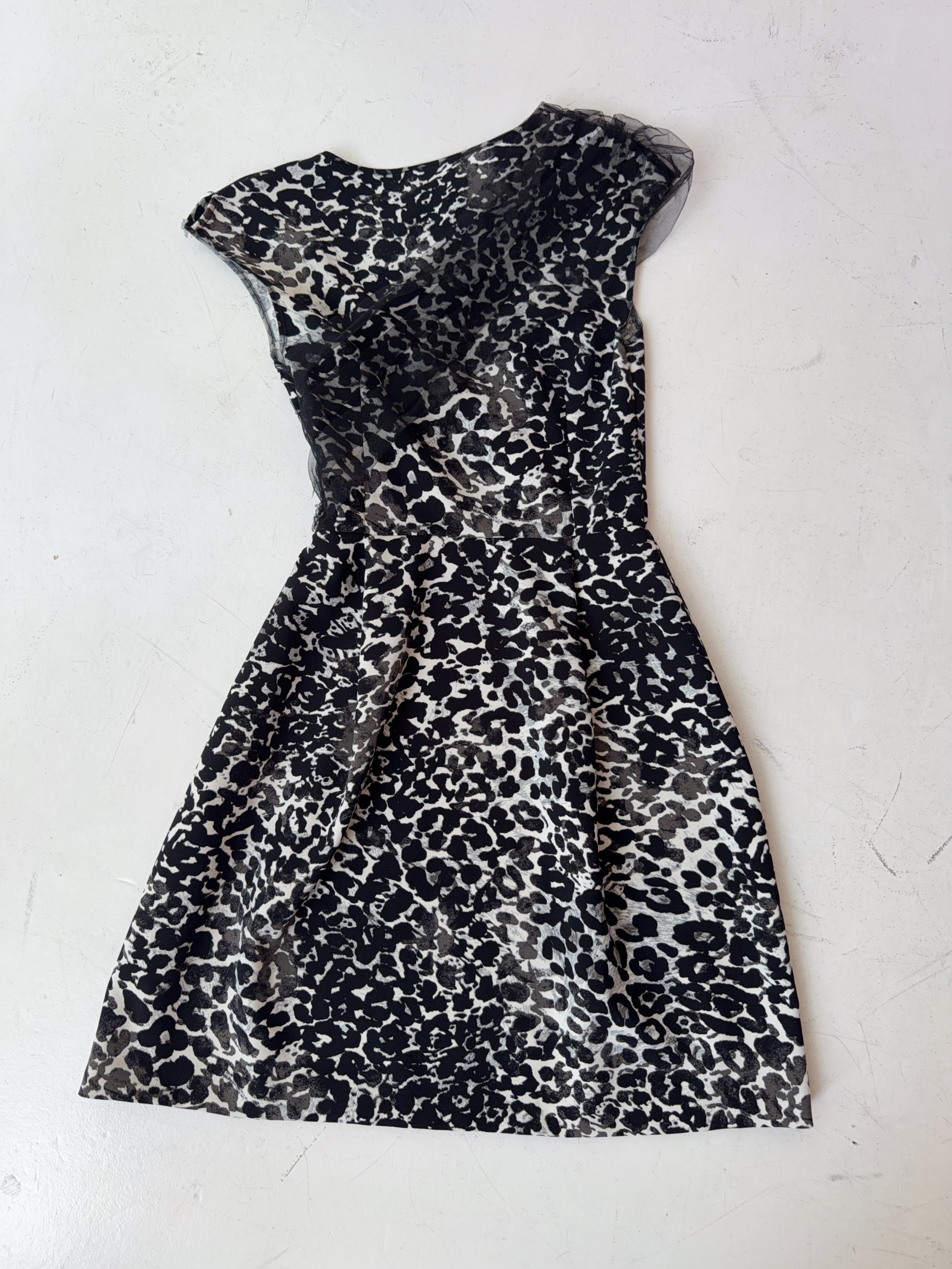 Vintage Denny Rose Leopard Dress (M)