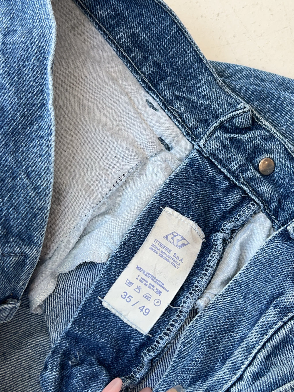 Vintage Trussardi Reworked Baggy Jeans (XL)