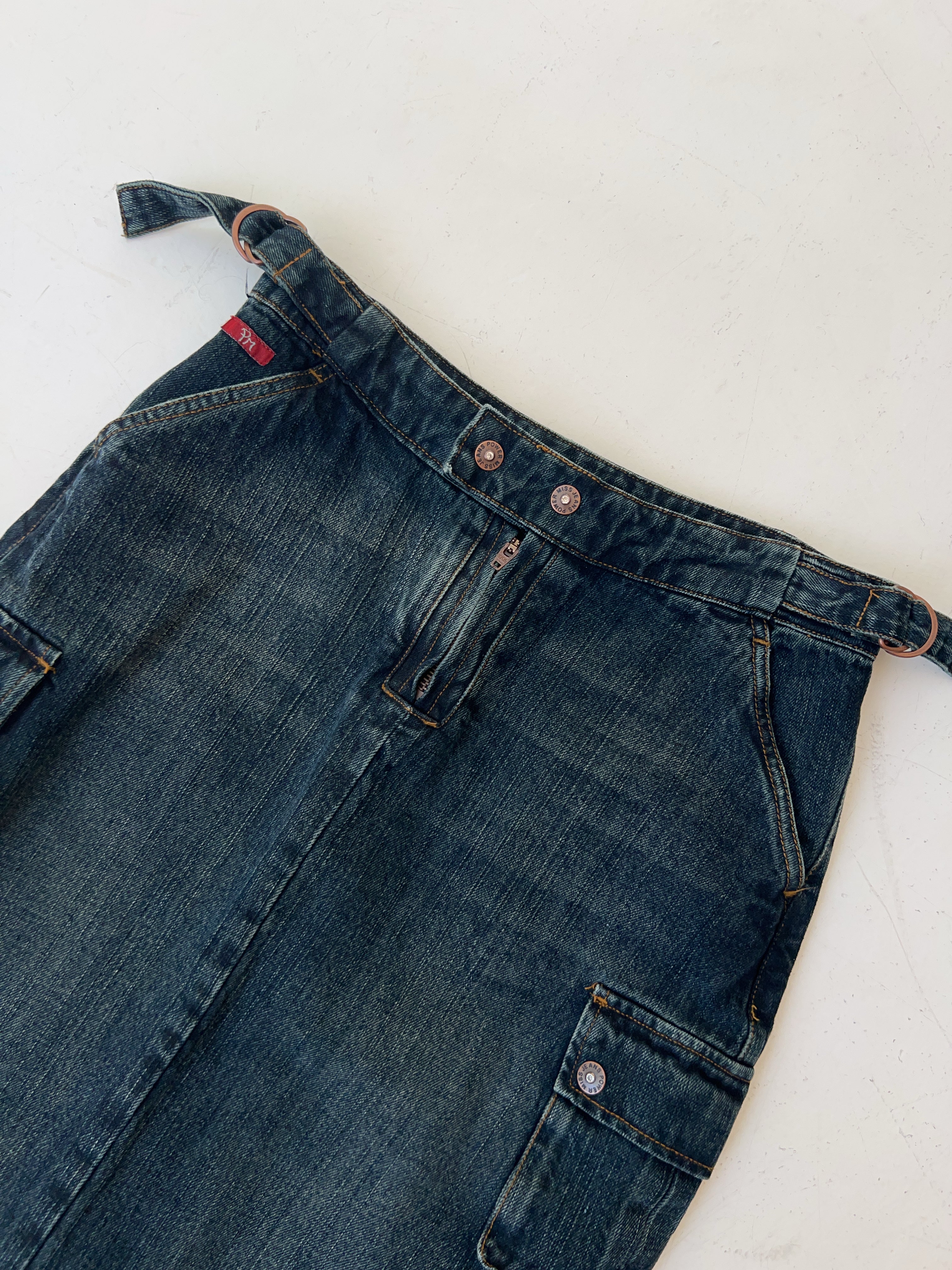 Vintage Power Miss Jeans Rock (M)