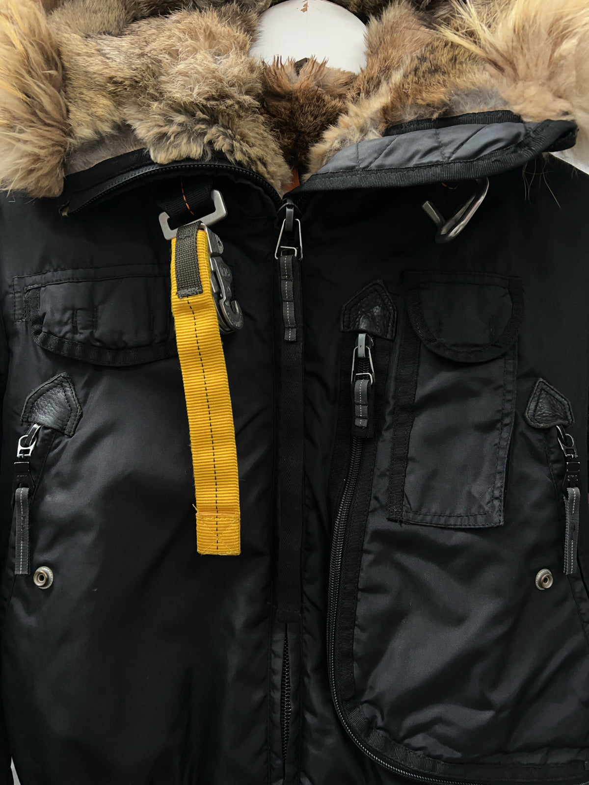 Vintage Parajumpers Jacke mit Fur Hood (XS)